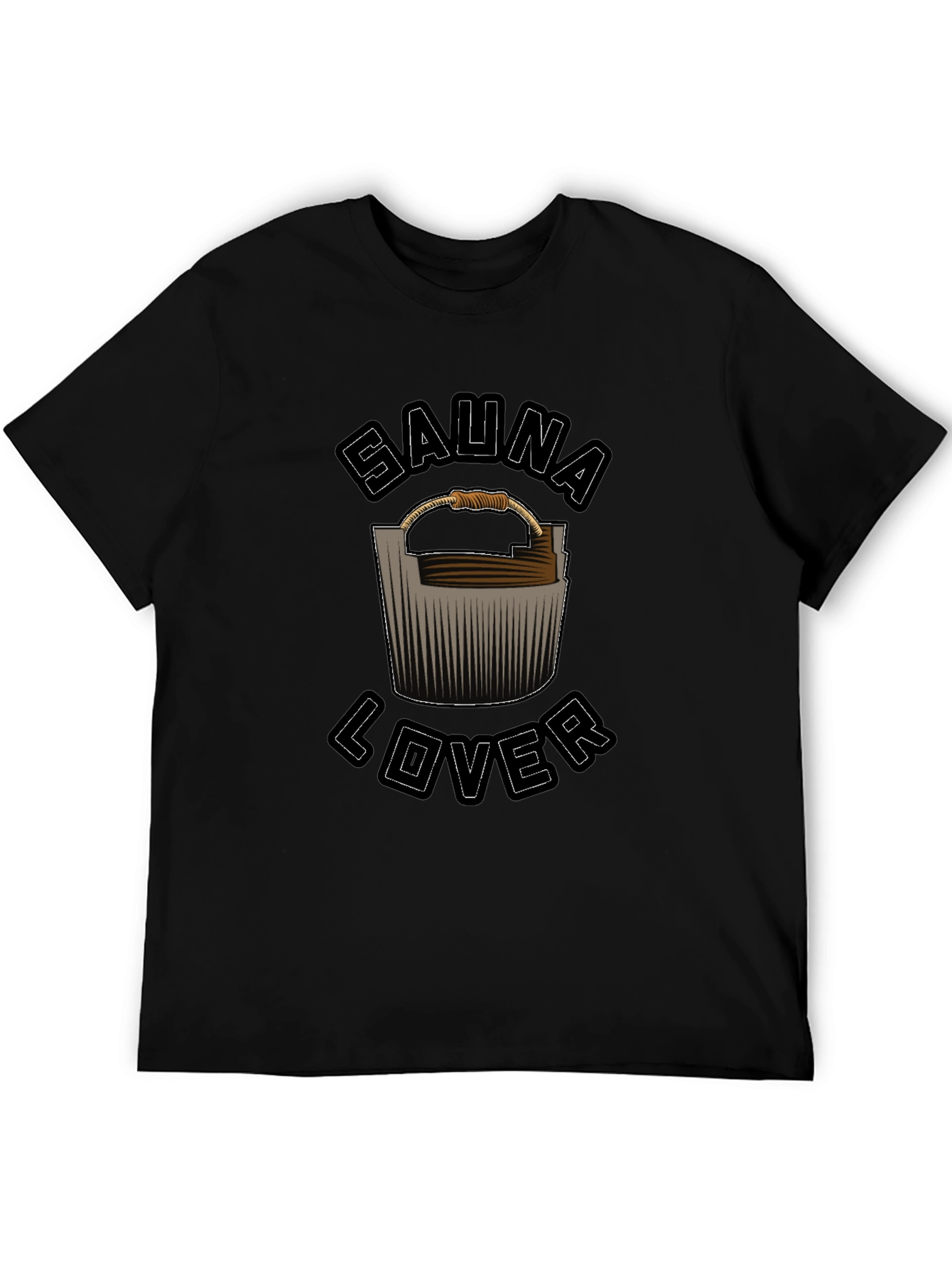 Sauna Lover Black Graphic Tee