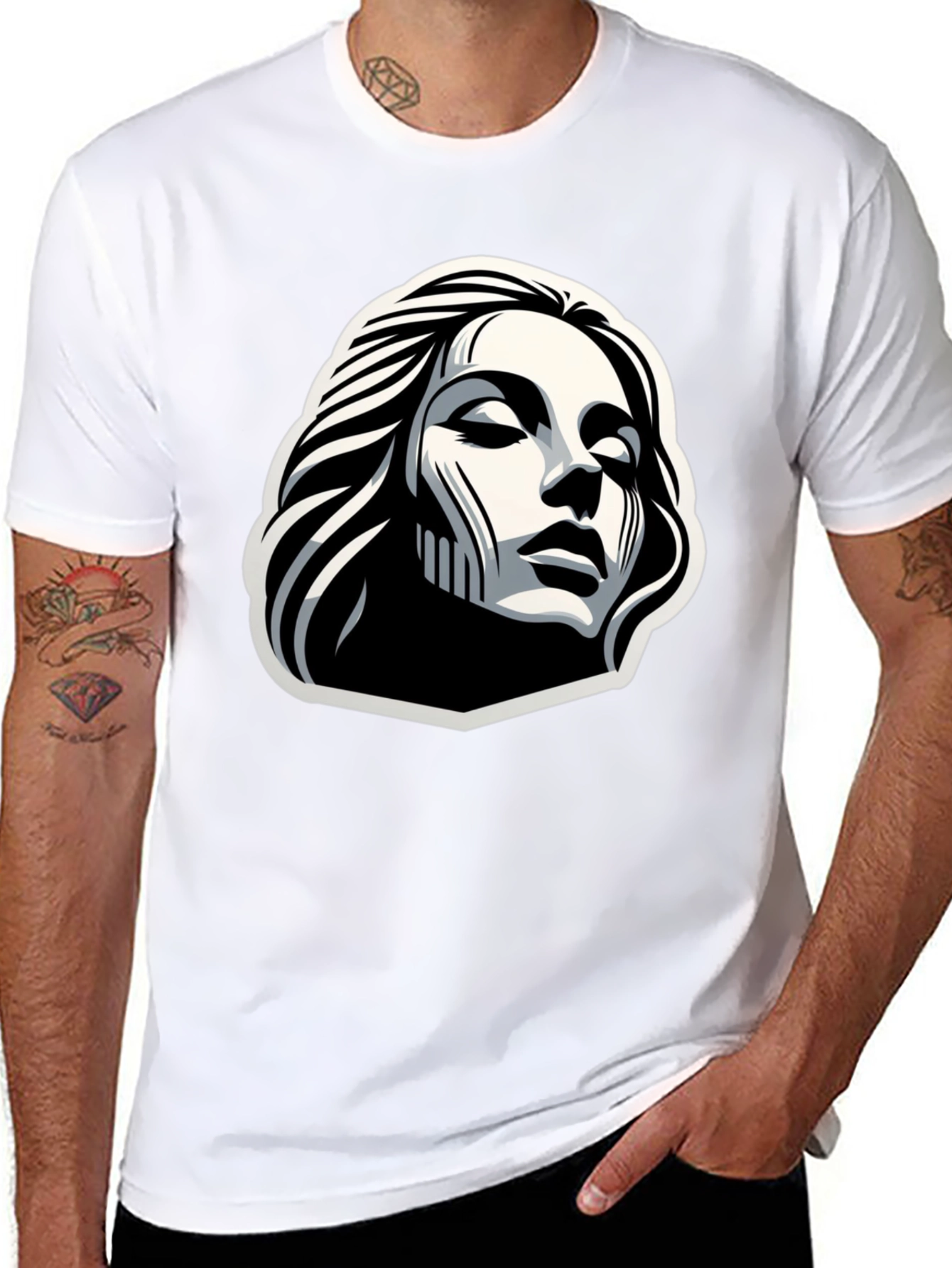 Monochrome Art Tee