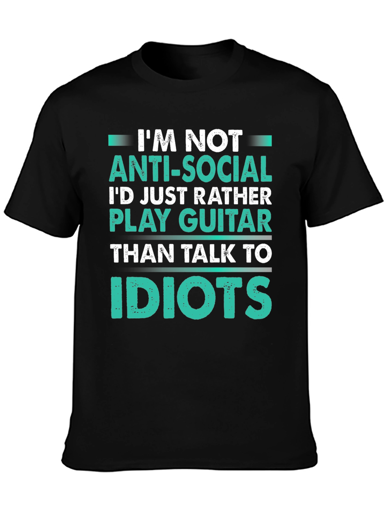 Anti-Social Guitar Player Graphic Tee