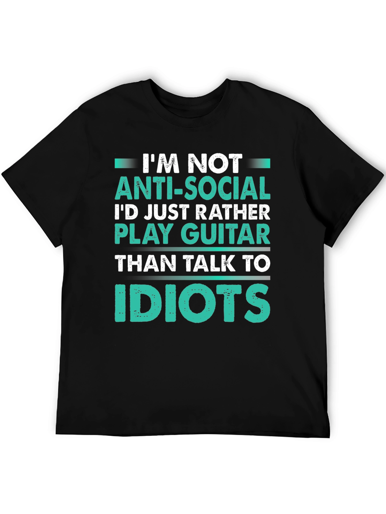 Anti-Social Guitar Player Graphic Tee