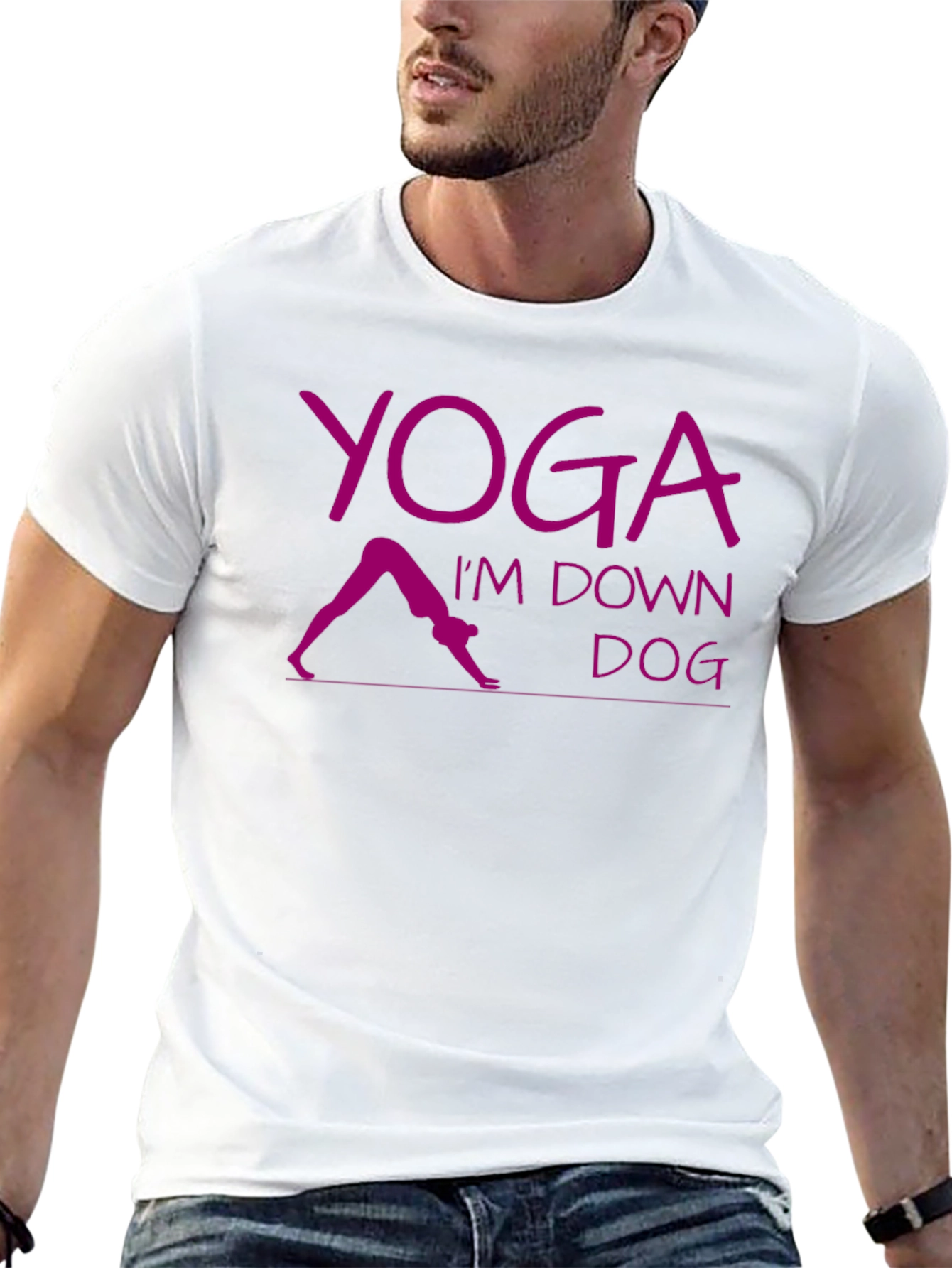 Yoga Down Dog Graphic Tee
