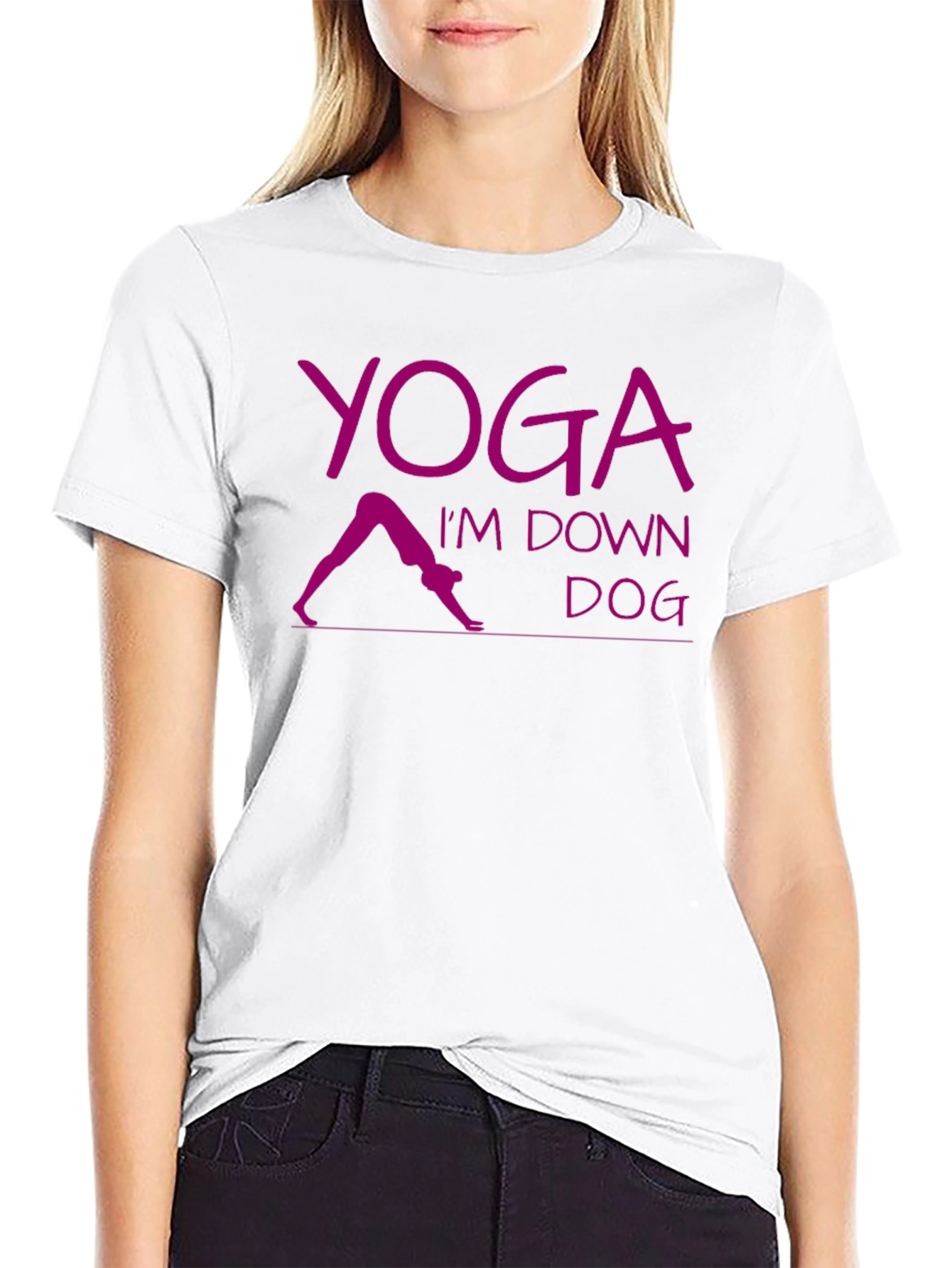 Yoga Down Dog Graphic Tee