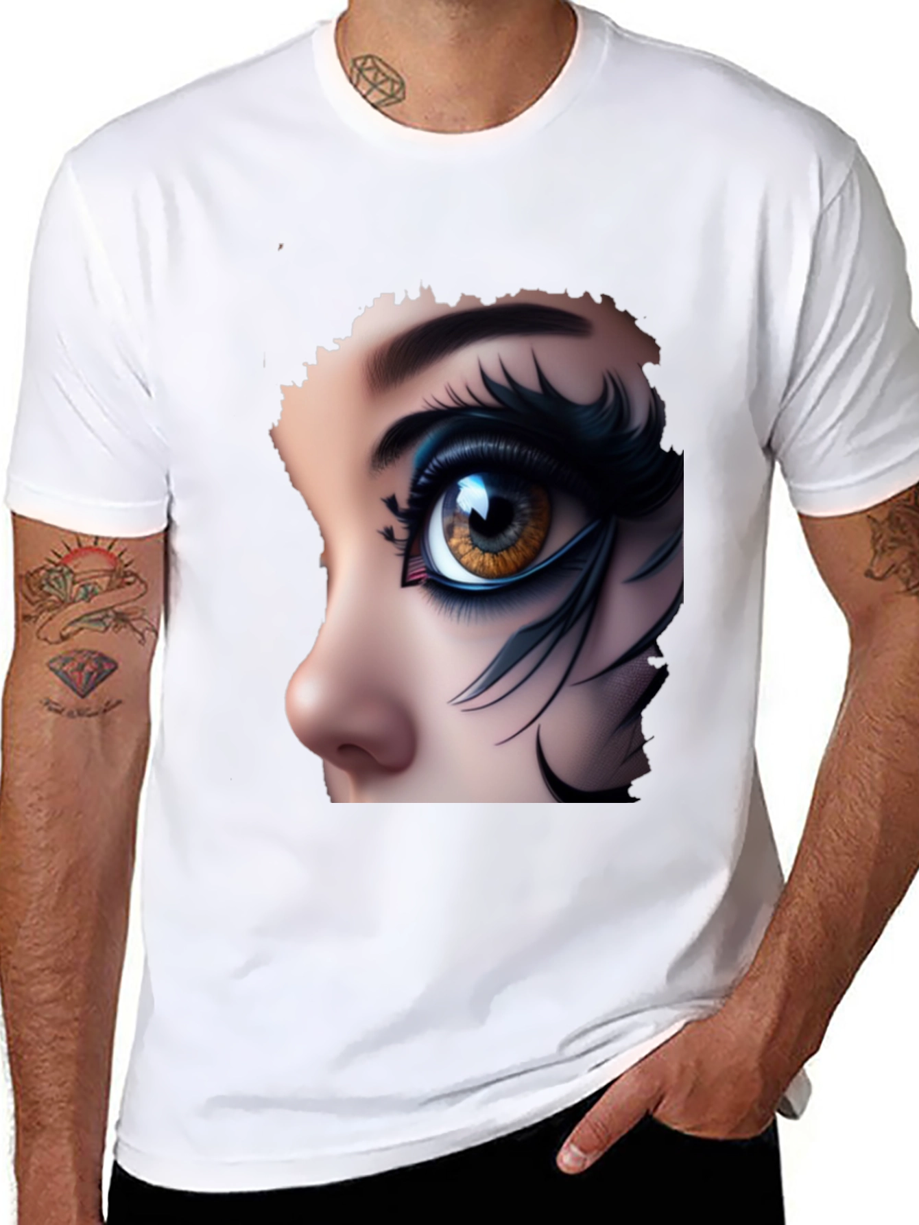 Eye Graphic Tee - Stylish and Unique Unisex T-Shirt