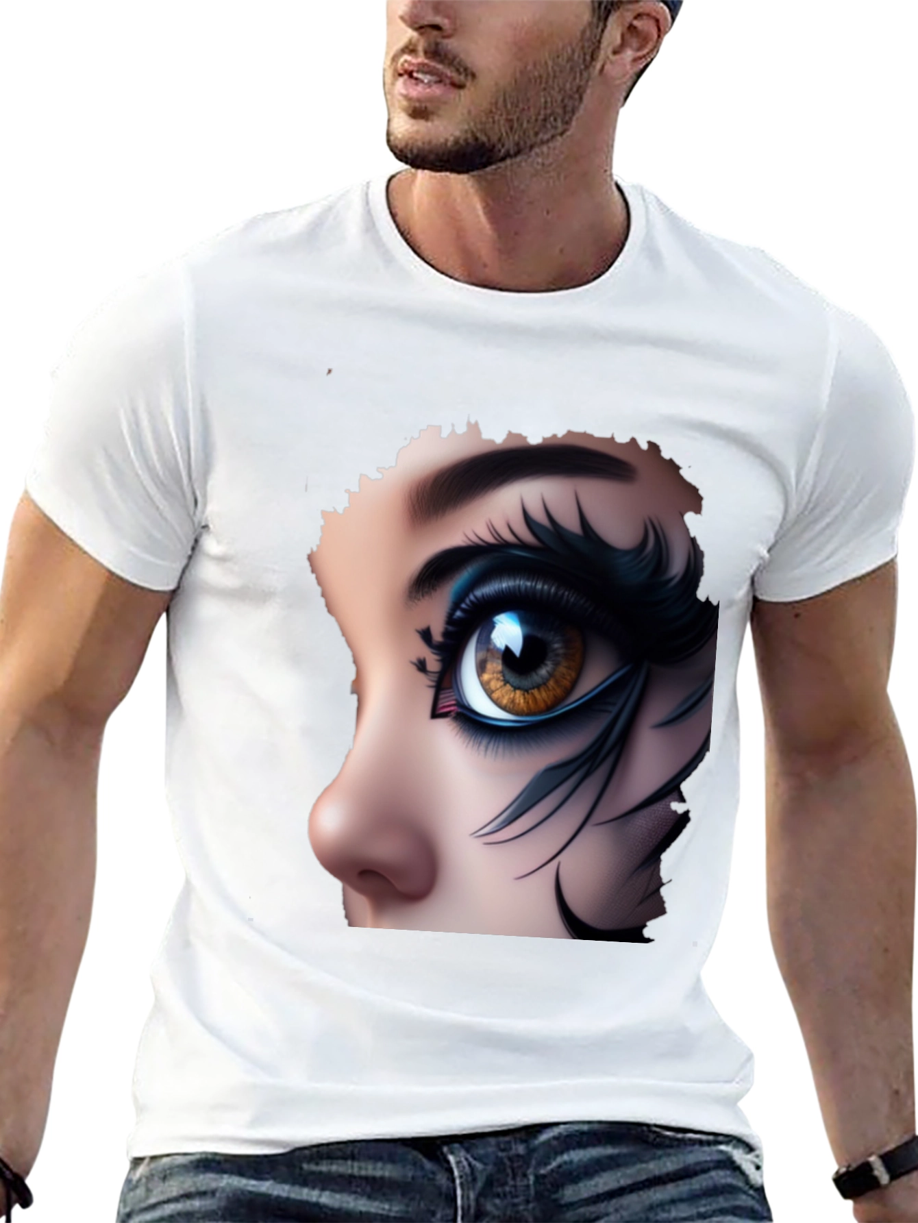 Eye Graphic Tee - Stylish and Unique Unisex T-Shirt