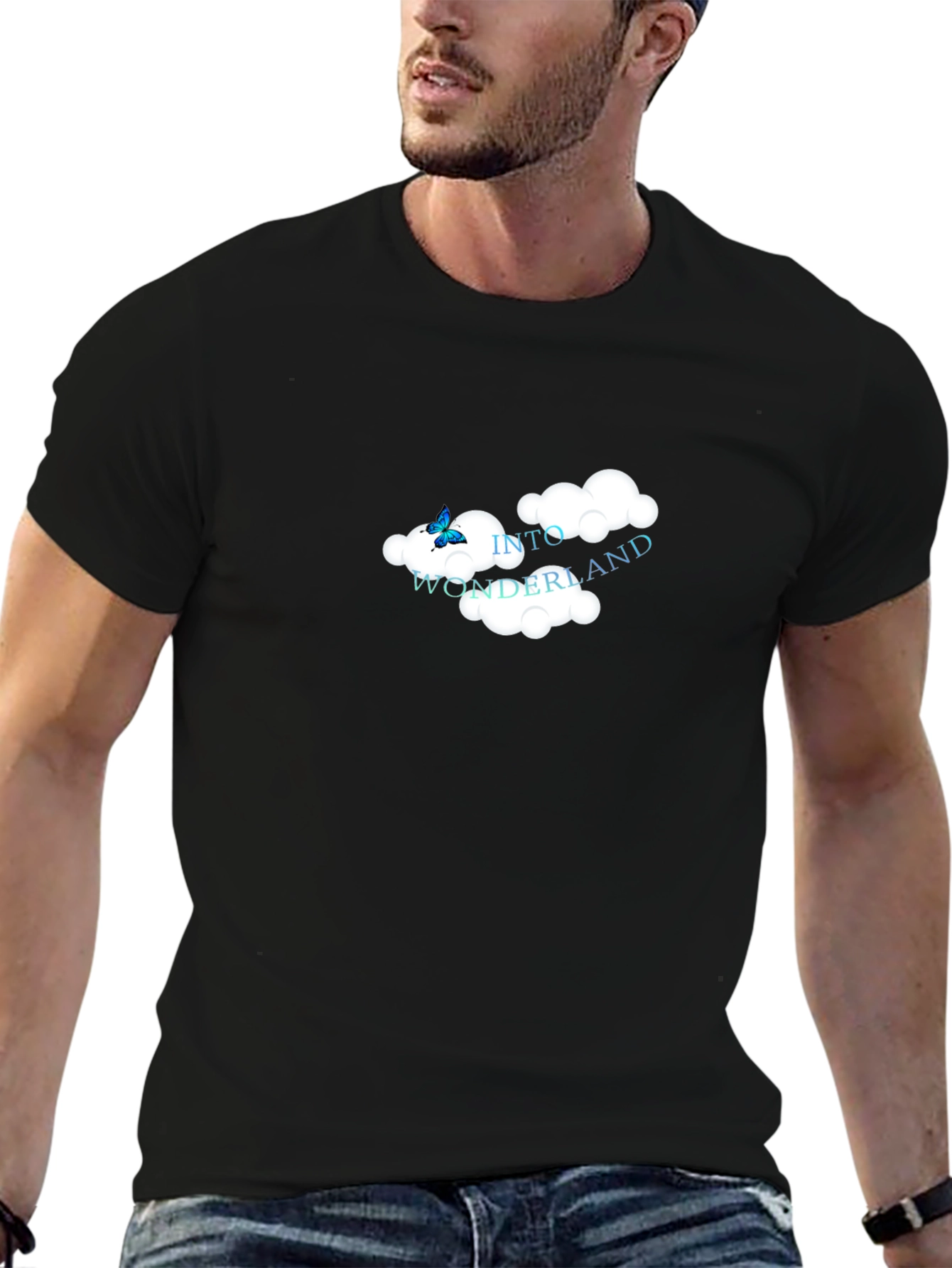 Into Wonderland Graphic T-Shirt - Black