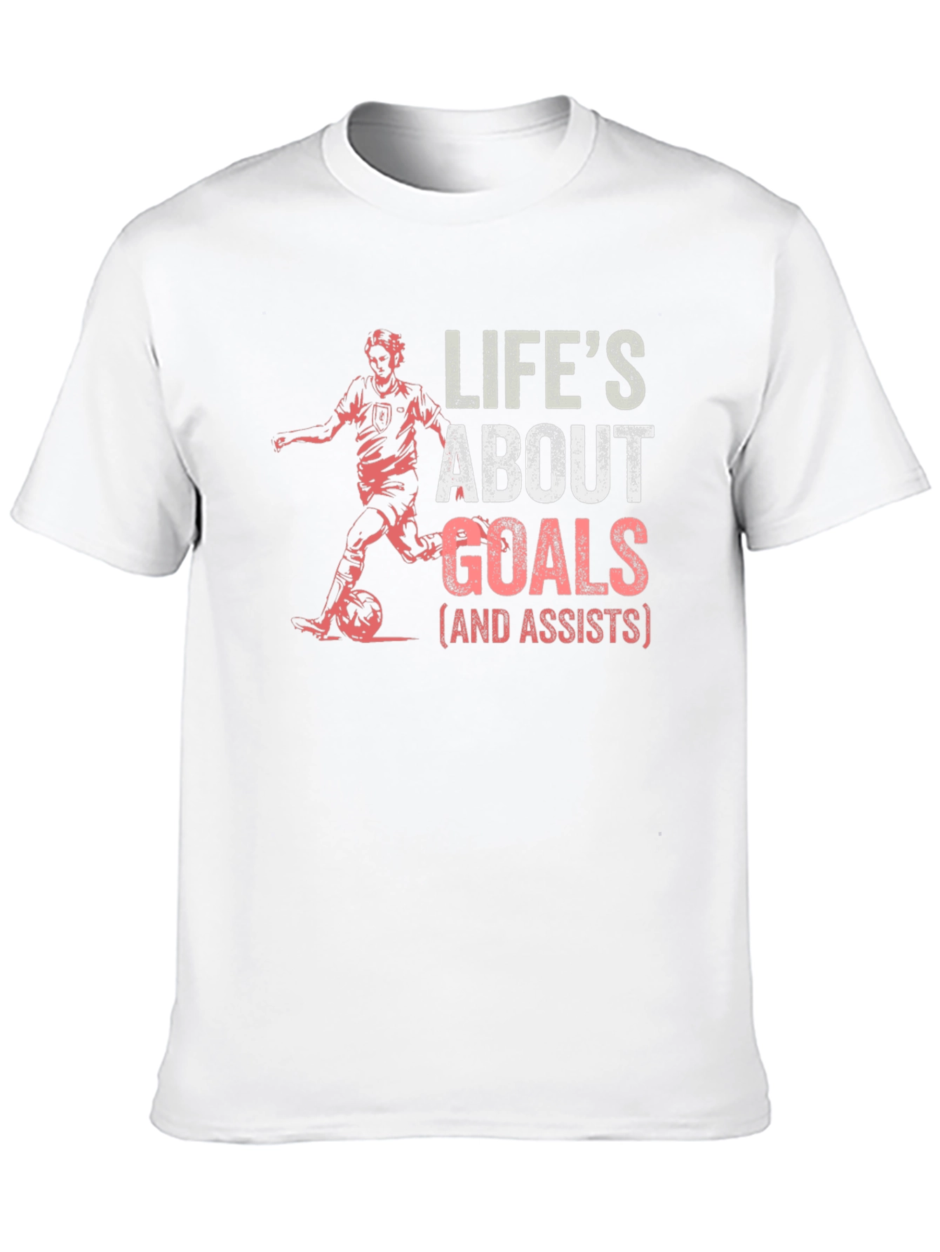 Lifes About Goals Black T-Shirt