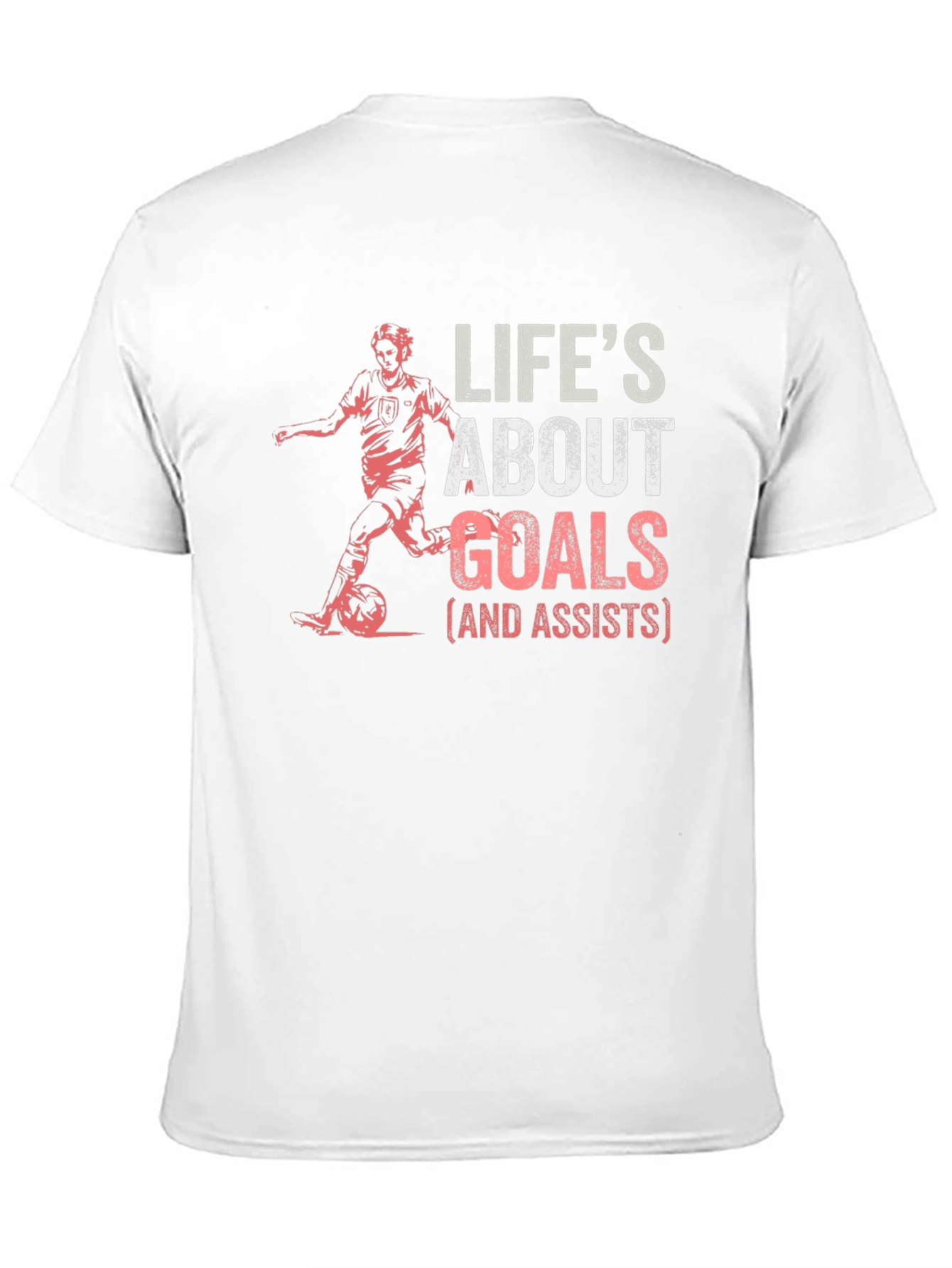 Lifes About Goals Black T-Shirt