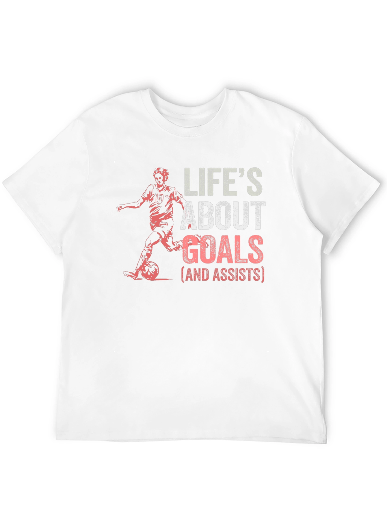 Lifes About Goals Black T-Shirt