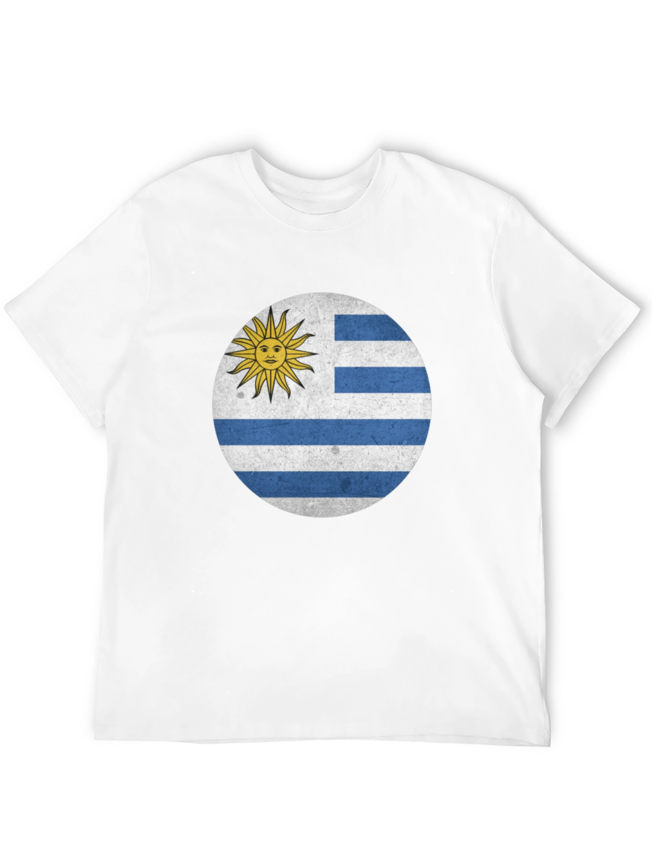 Uruguay Flag T-Shirt - Black Graphic Tee