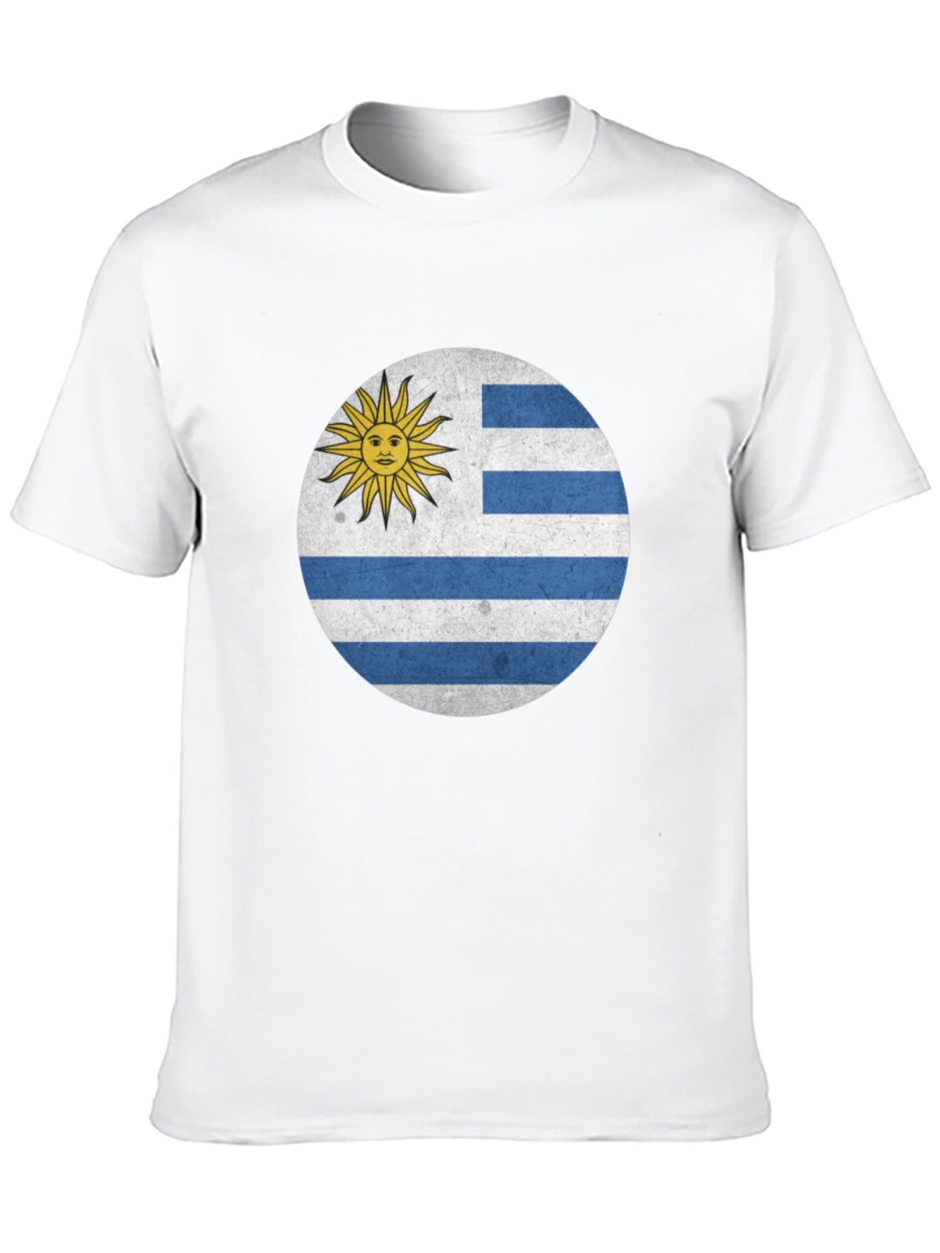 Uruguay Flag T-Shirt - Black Graphic Tee