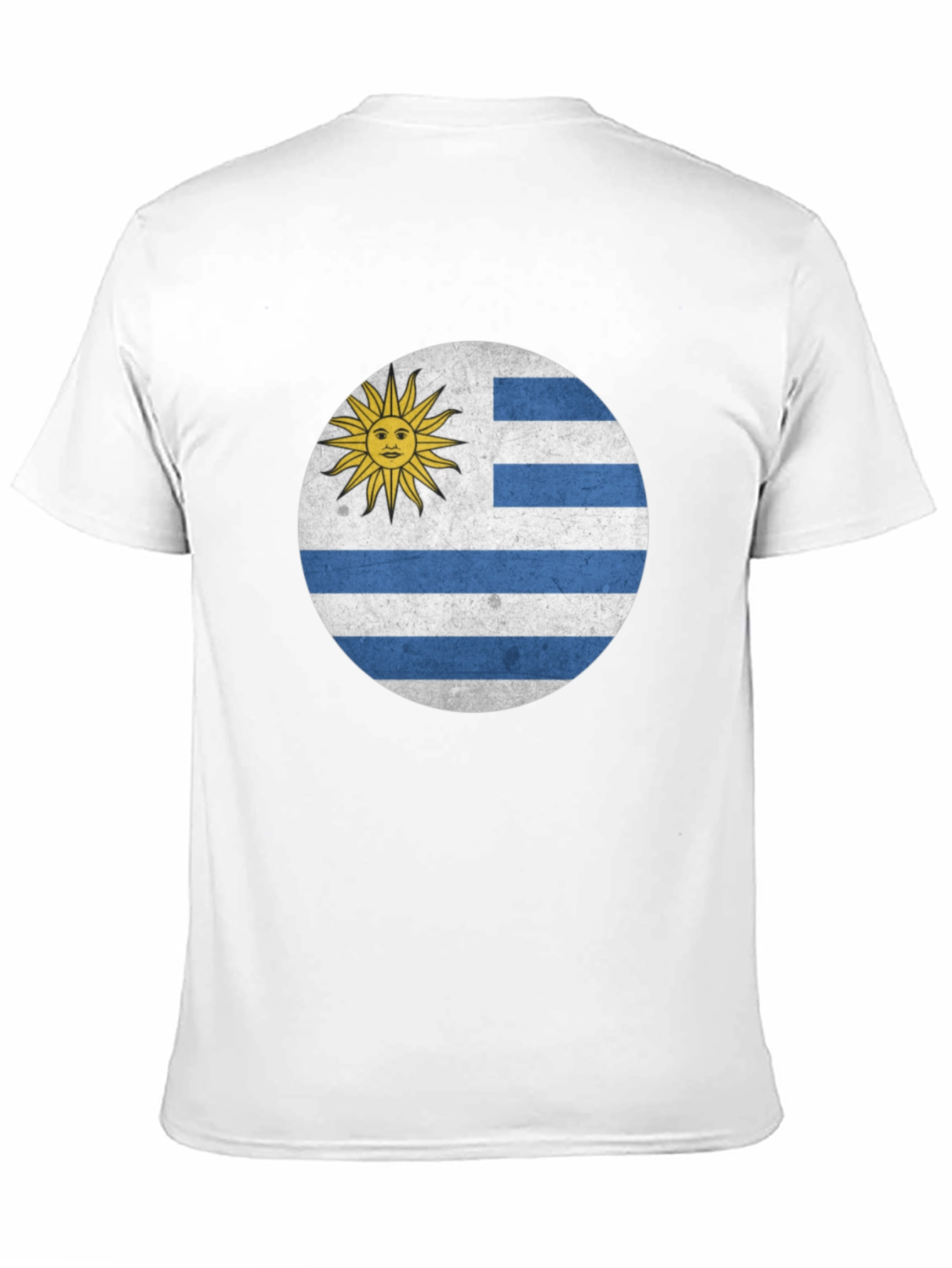 Uruguay Flag T-Shirt - Black Graphic Tee