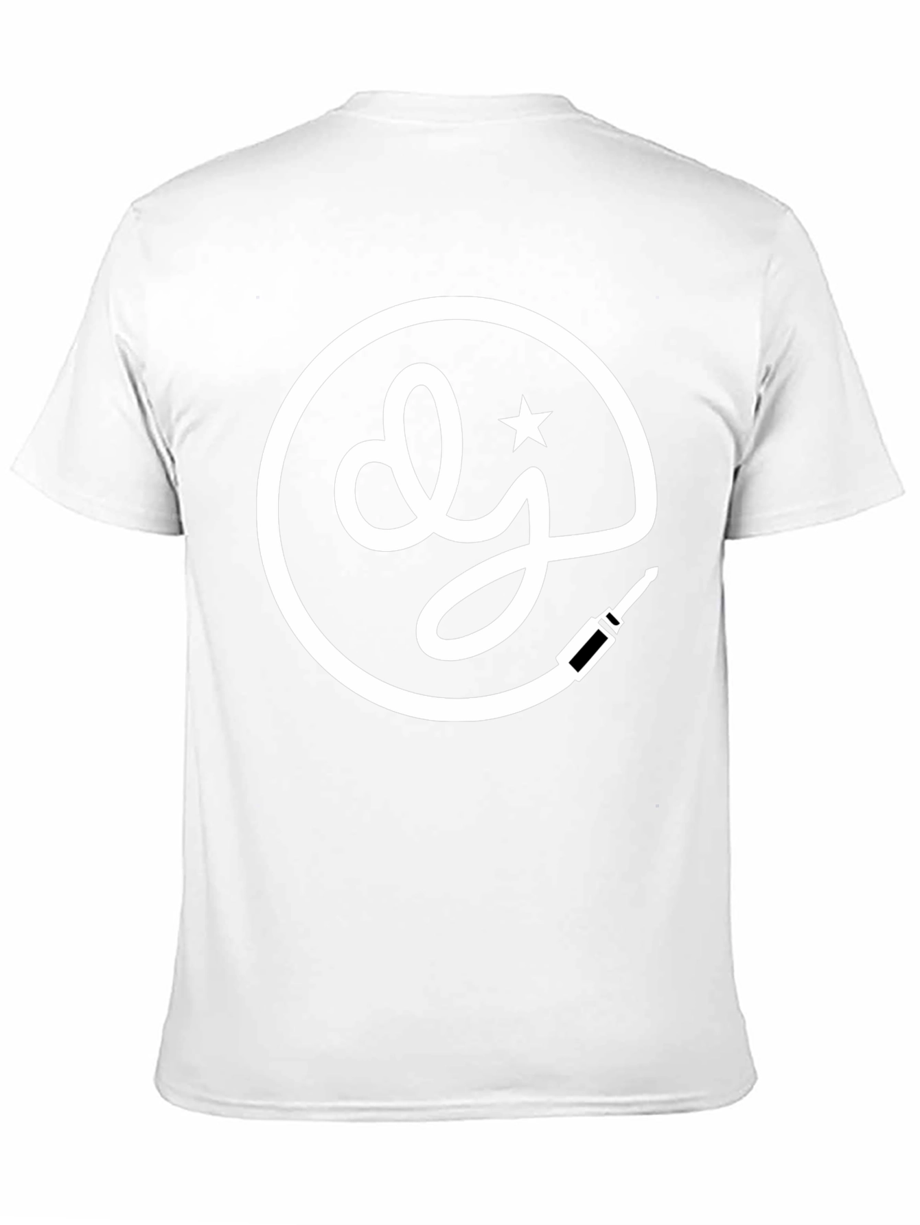 DJ Star Logo Black T-Shirt - Music Lovers Tee