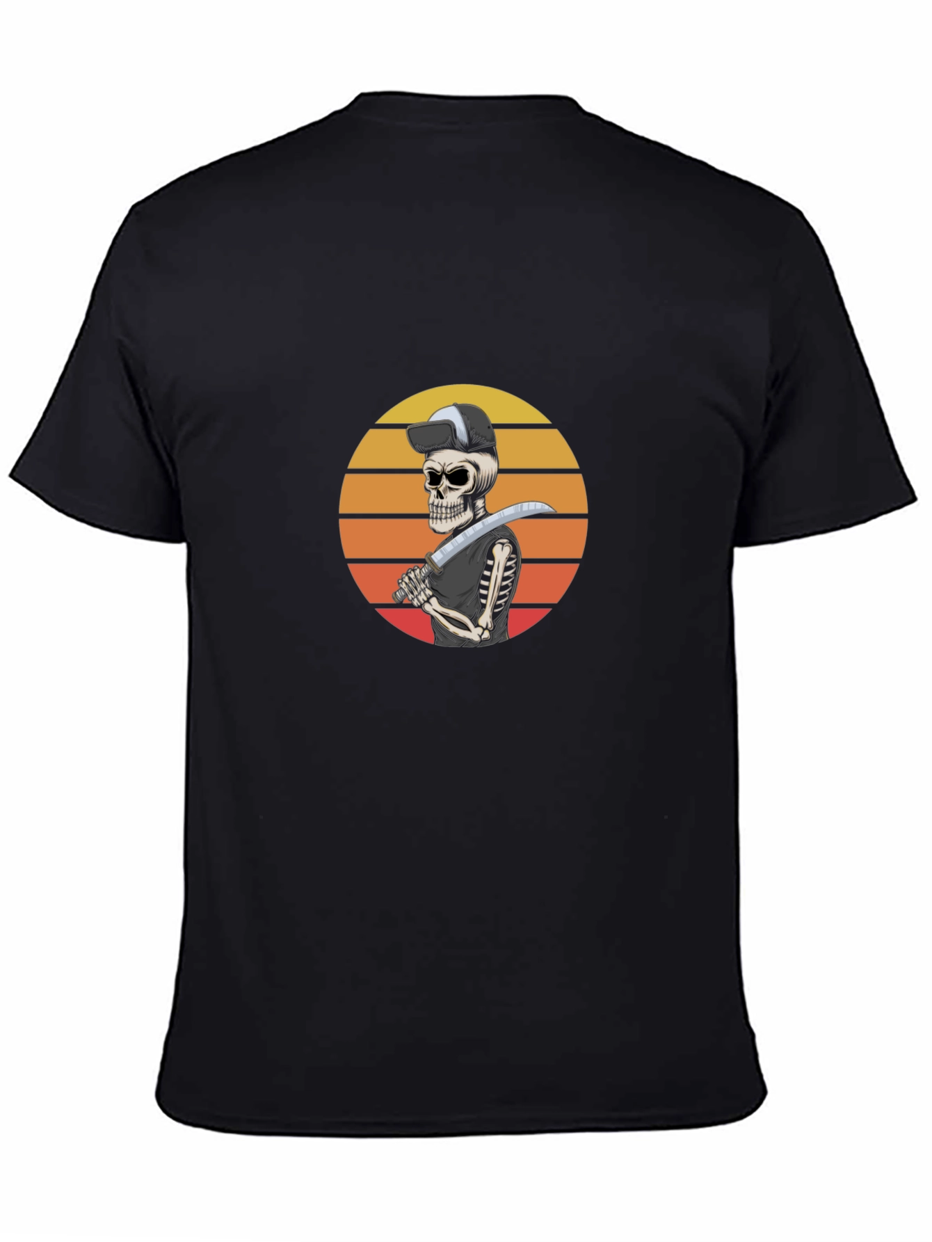 Sunset Skeleton Sword T-Shirt