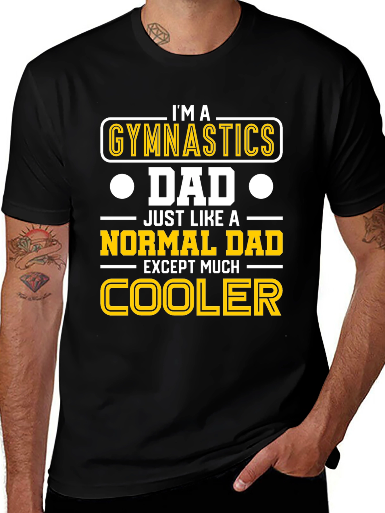Gymnastics Dad T-Shirt - Cool Dad Edition!