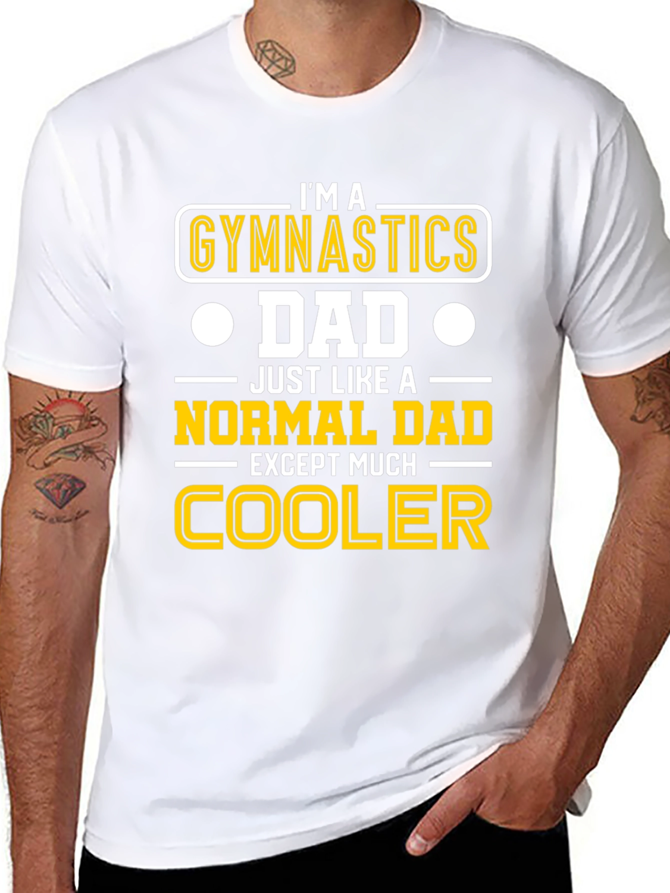 Gymnastics Dad T-Shirt - Cool Dad Edition!