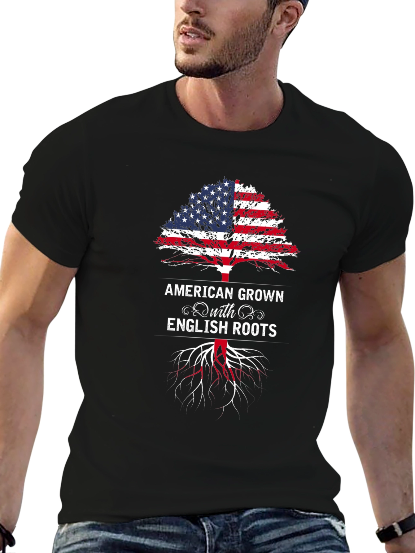 American Grown With English Roots T-Shirt