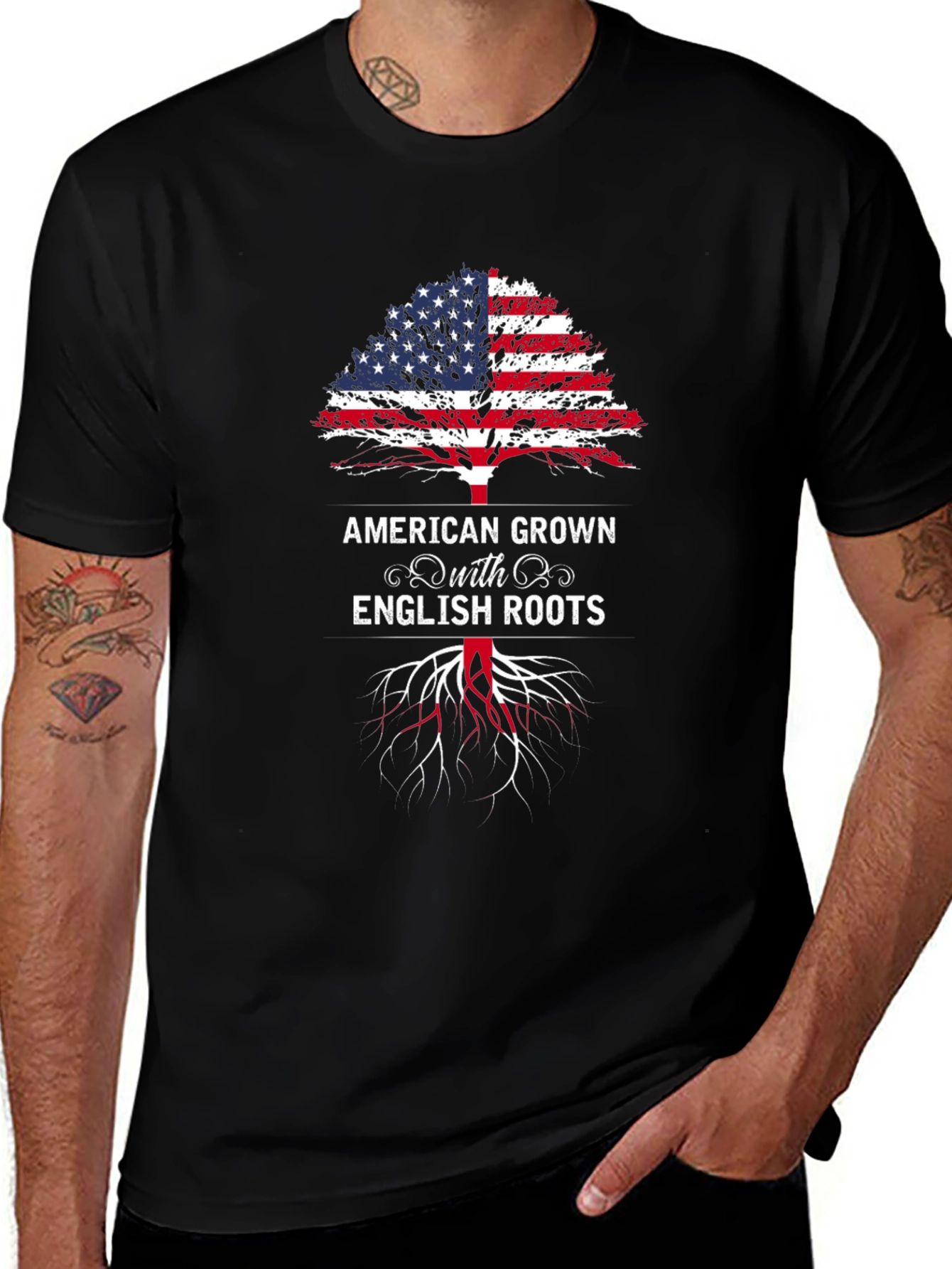 American Grown With English Roots T-Shirt