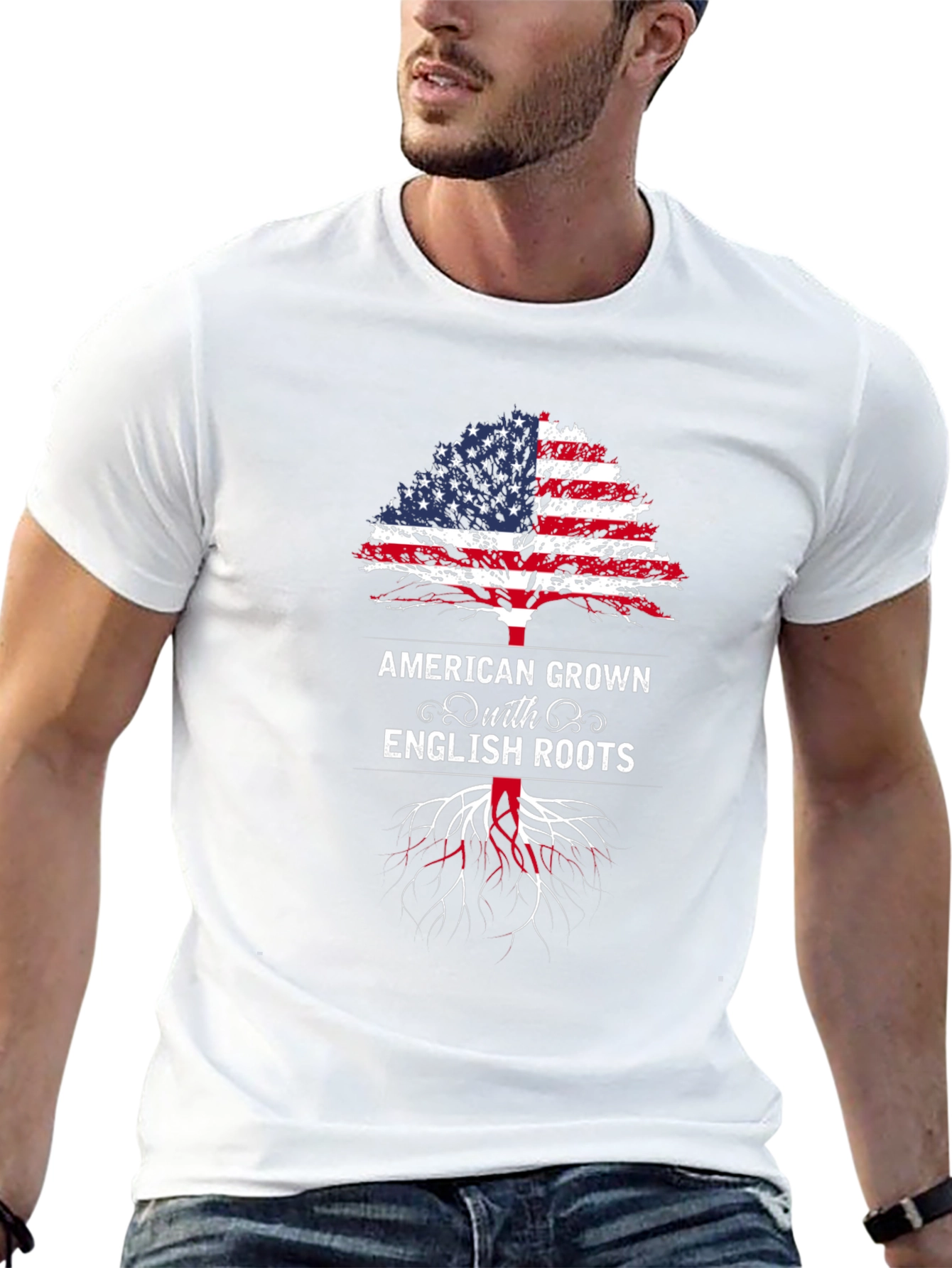 American Grown With English Roots T-Shirt