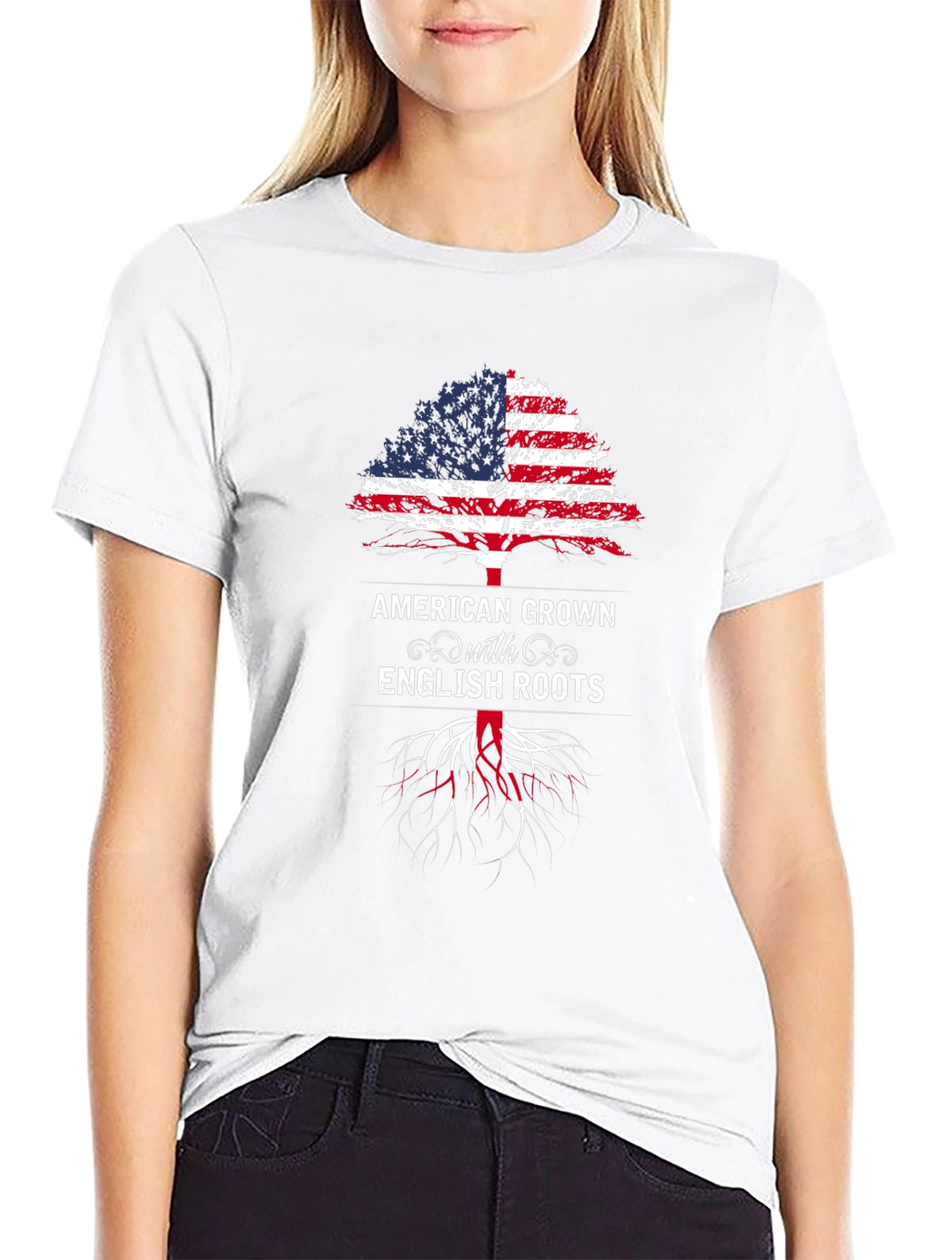 American Grown With English Roots T-Shirt