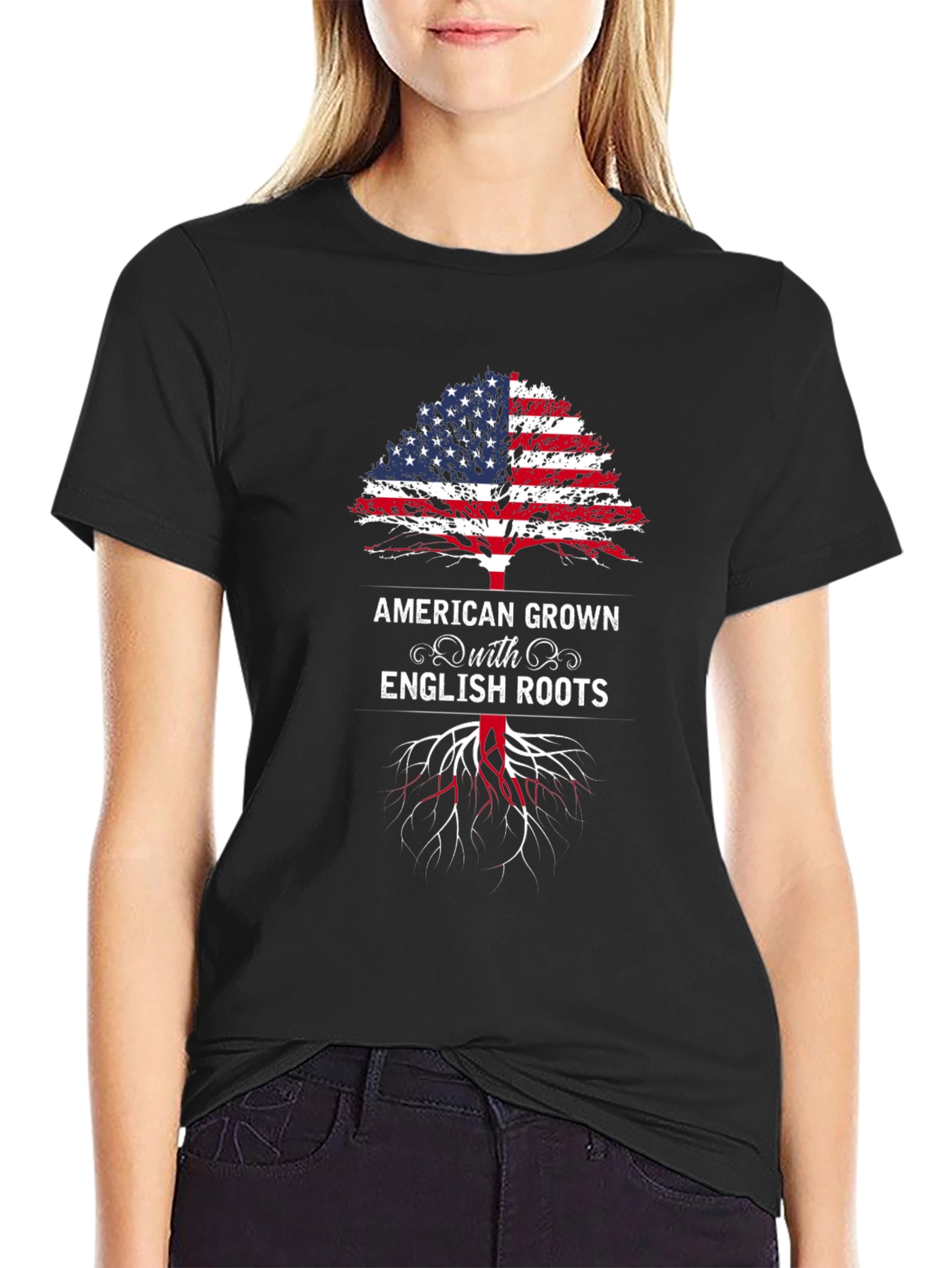 American Grown With English Roots T-Shirt