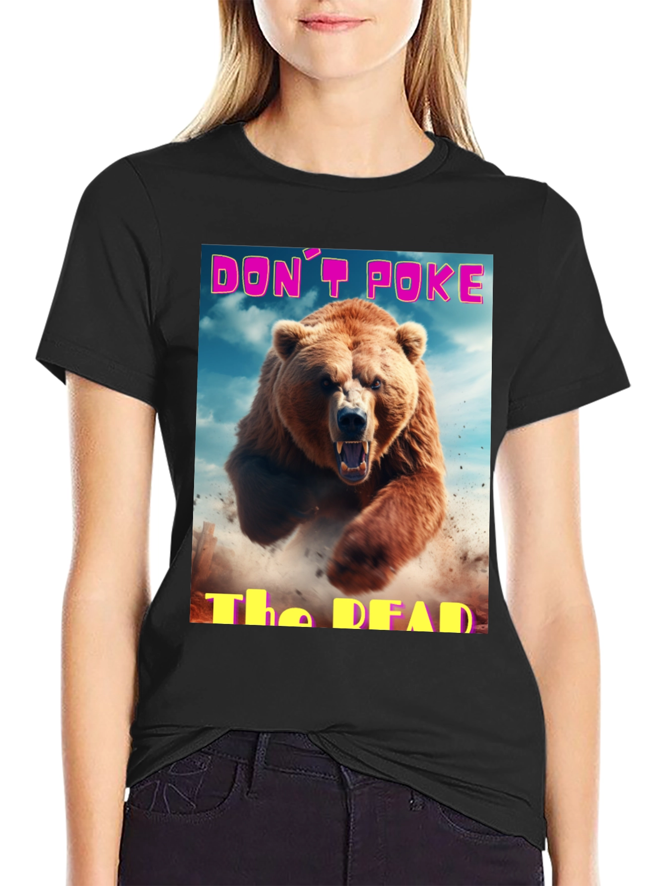 Dont Poke The Dead Bear Graphic Tee