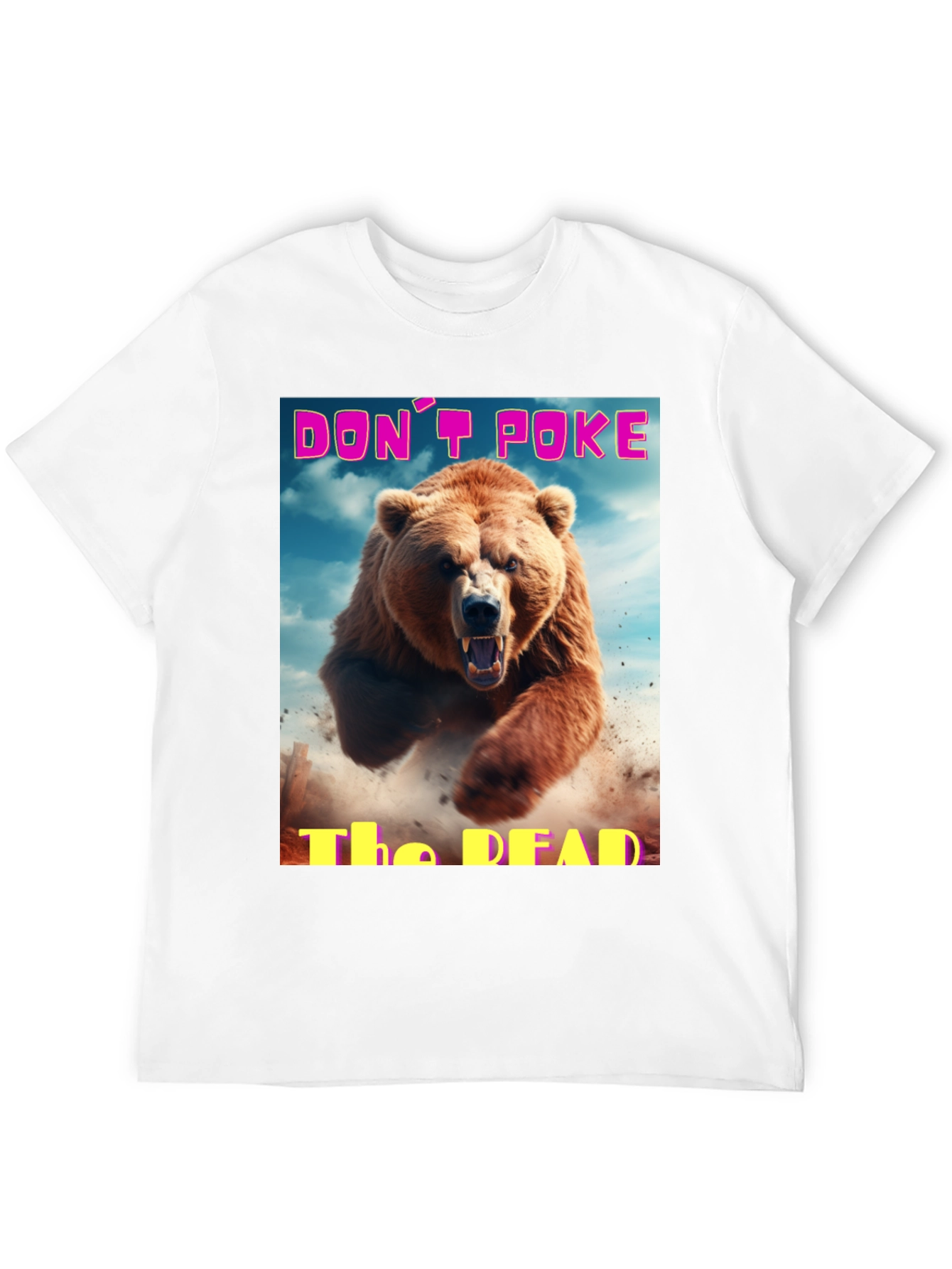Dont Poke The Dead Bear Graphic Tee