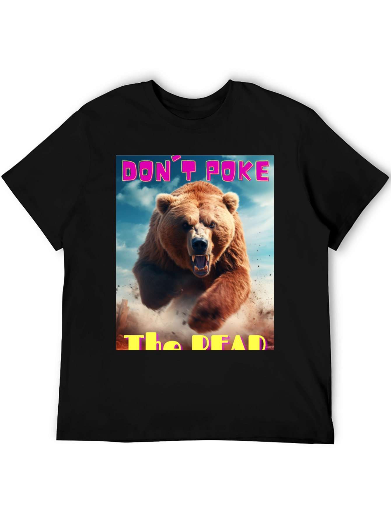 Dont Poke The Dead Bear Graphic Tee