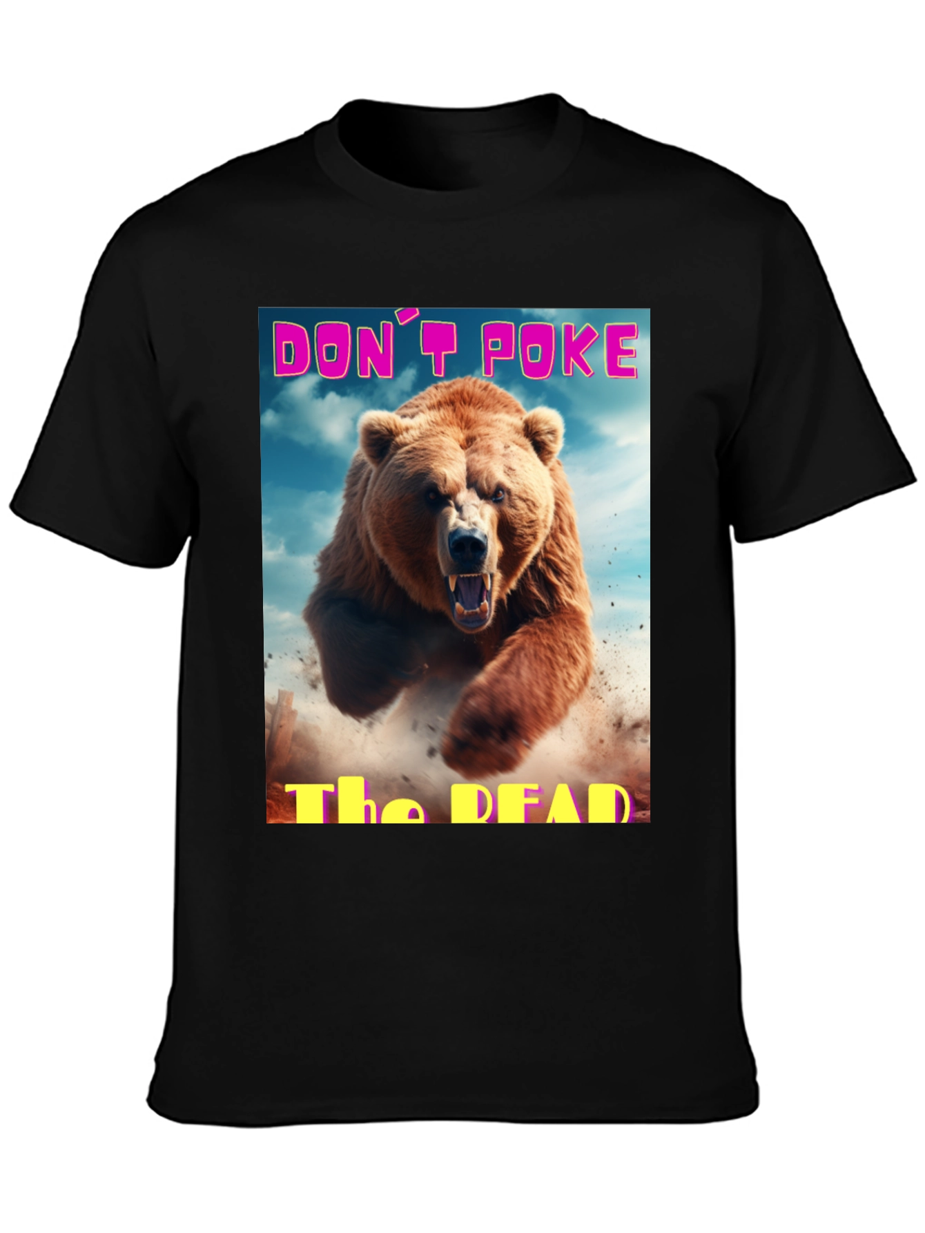 Dont Poke The Dead Bear Graphic Tee