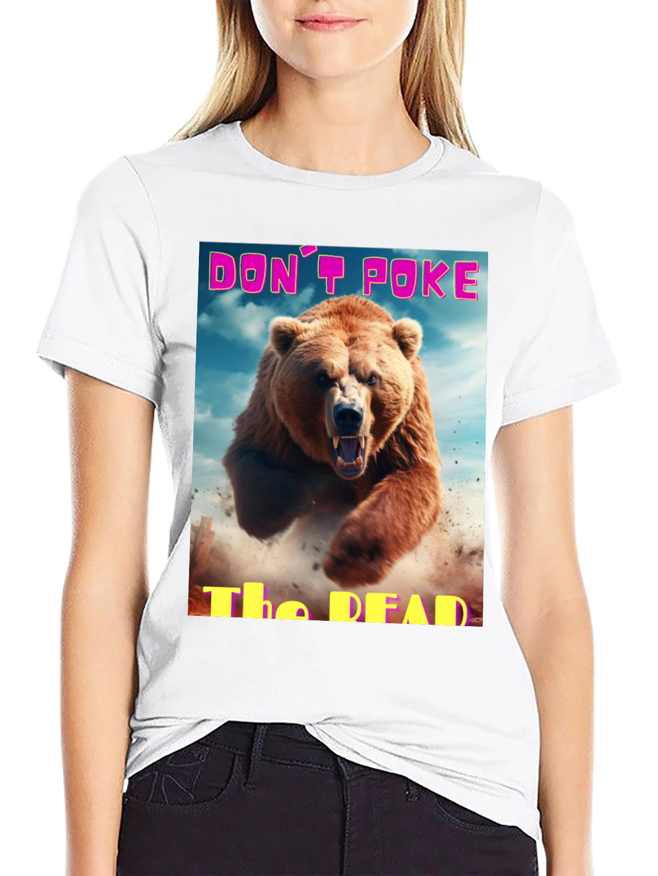 Dont Poke The Dead Bear Graphic Tee