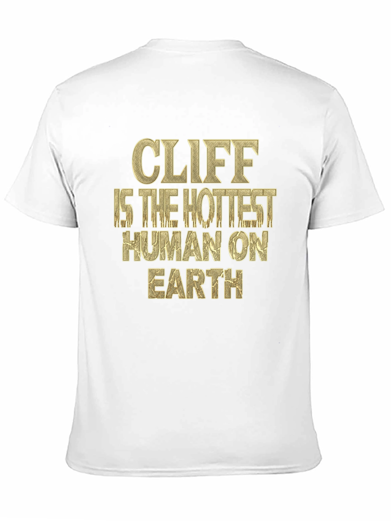 Cliff Hottest Human T-Shirt - Black Graphic Tee