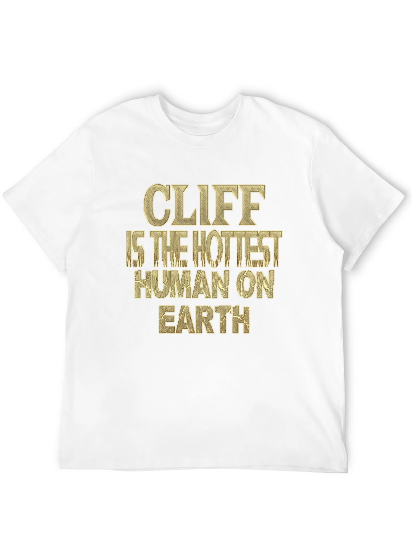 Cliff Hottest Human T-Shirt - Black Graphic Tee