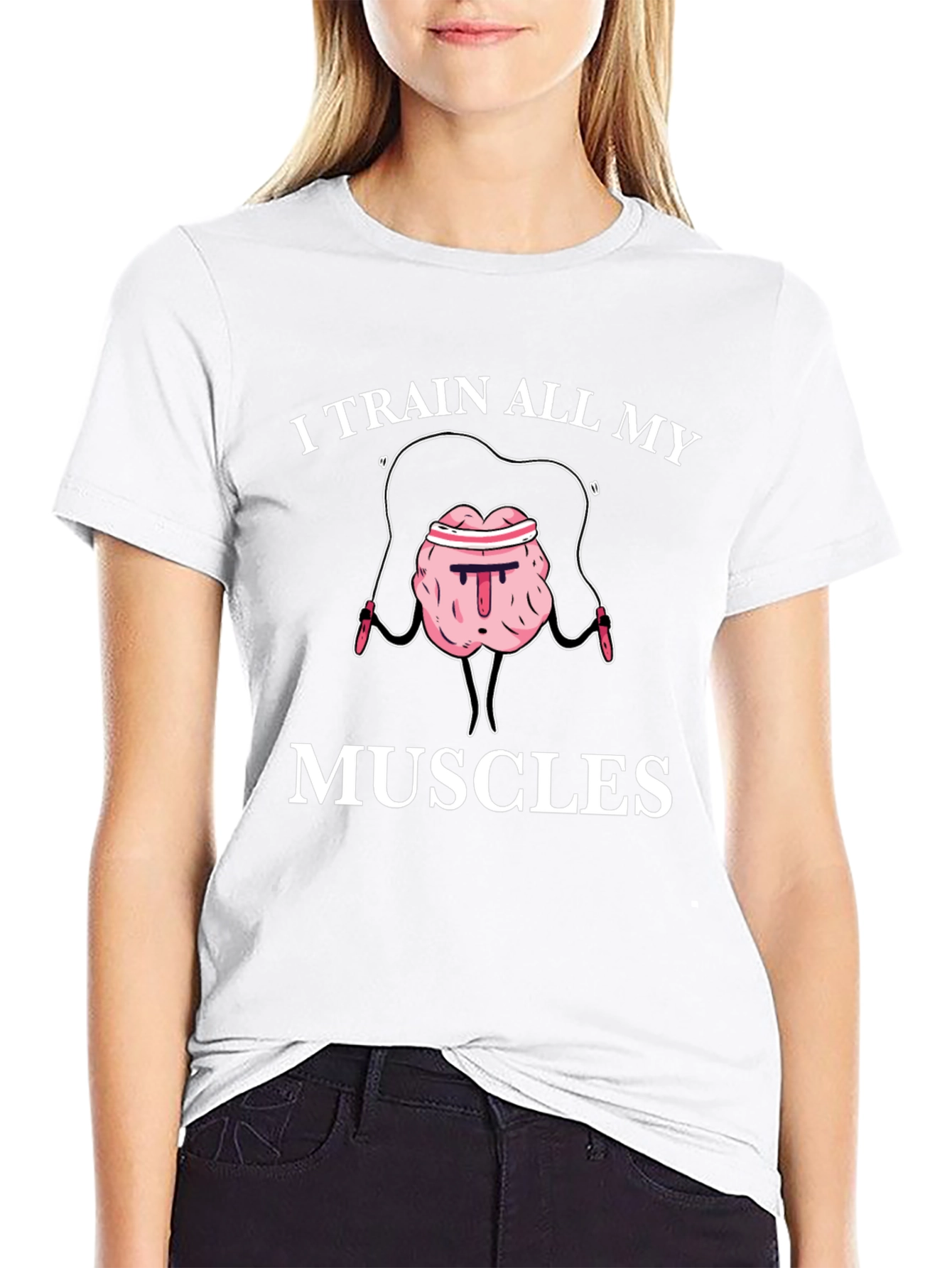 Train All My Muscles Brain T-Shirt
