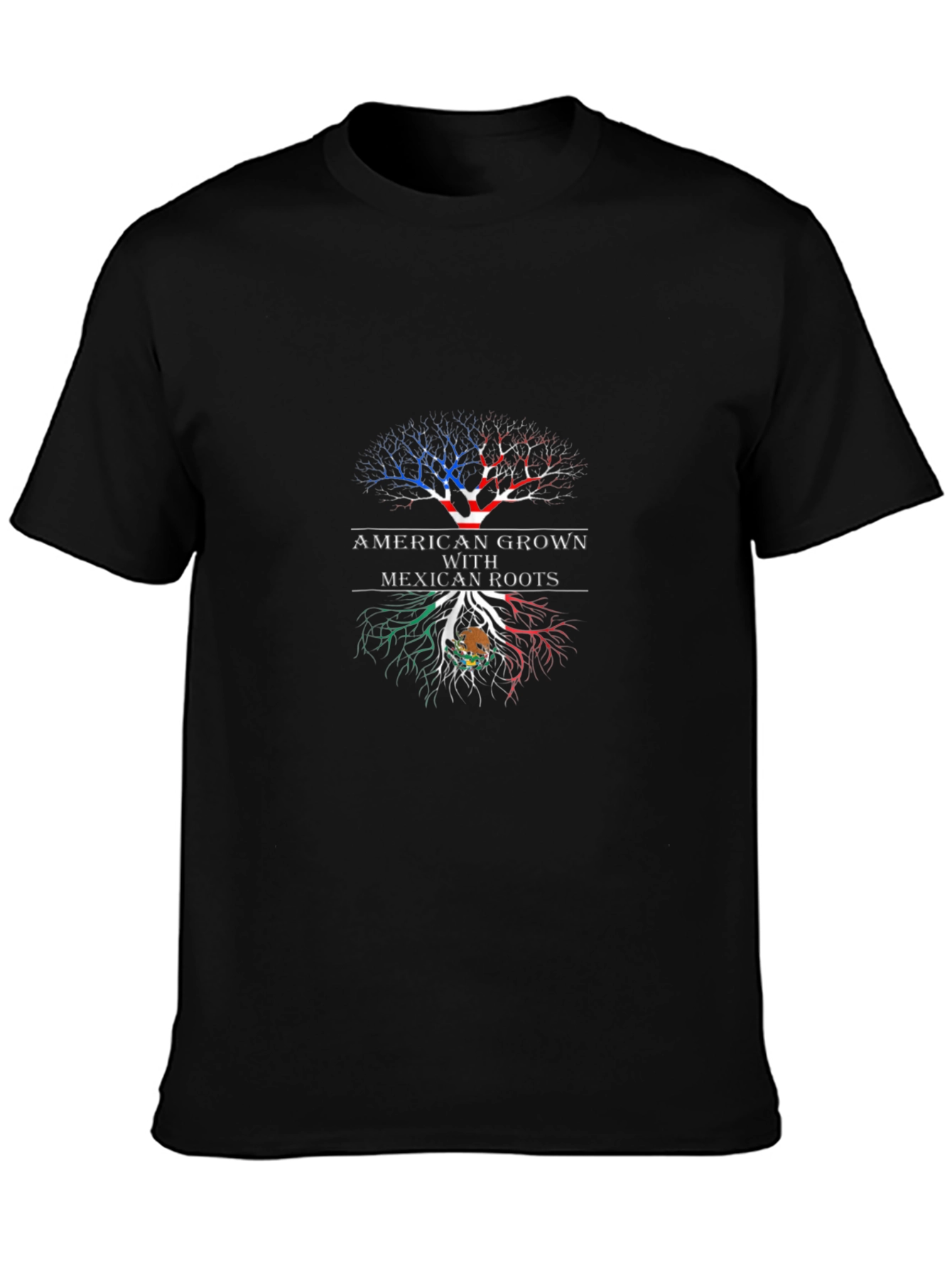 American Grown with Mexican Roots Graphic Tee