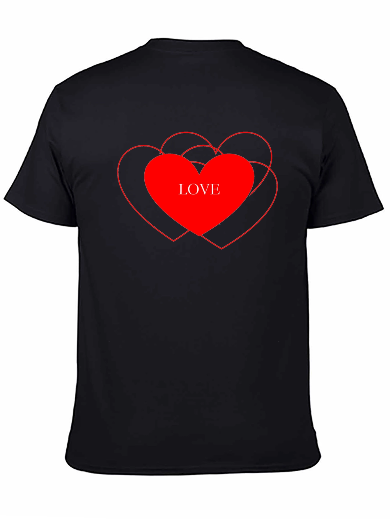 Love Heart Graphic T-Shirt - Stylish Casual Tee