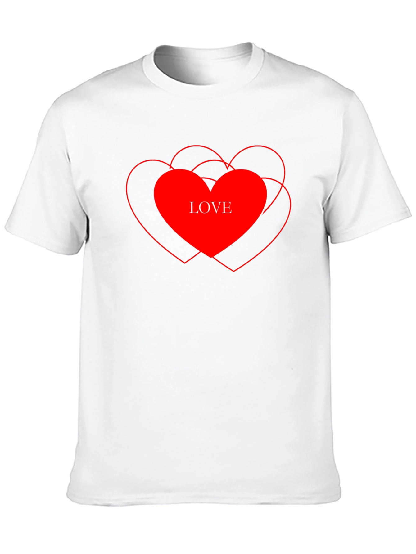Love Heart Graphic T-Shirt - Stylish Casual Tee