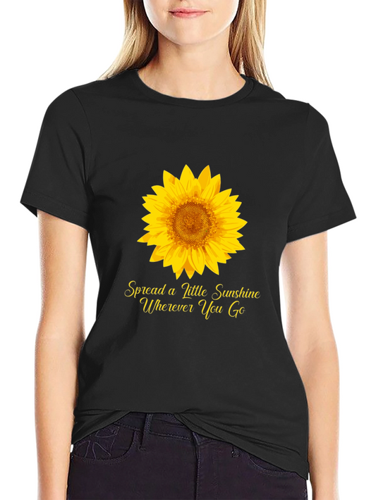 Sunflower Graphic Tee - Spread Sunshine Wherever You Go