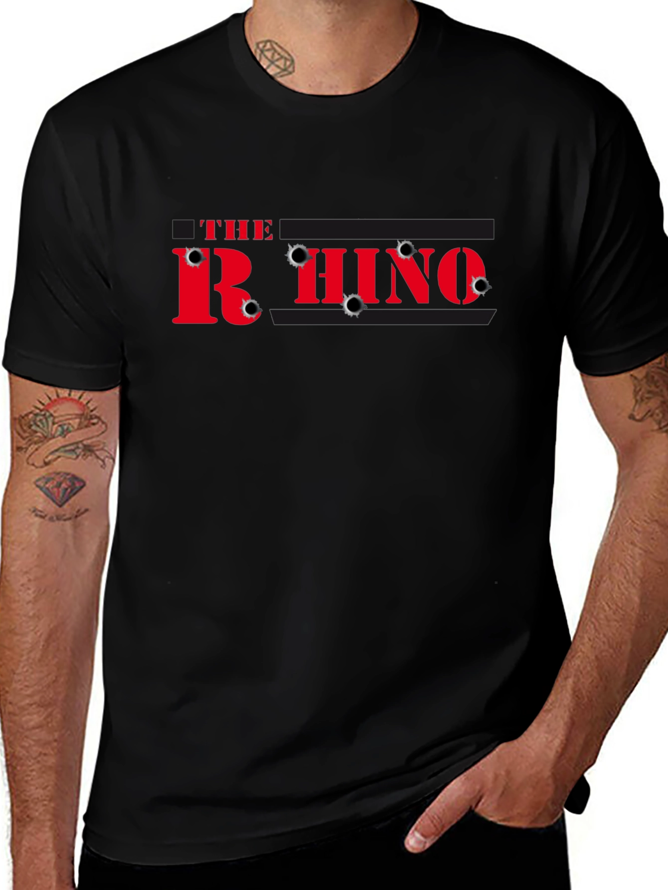 The Rhino Bullet Hole T-Shirt