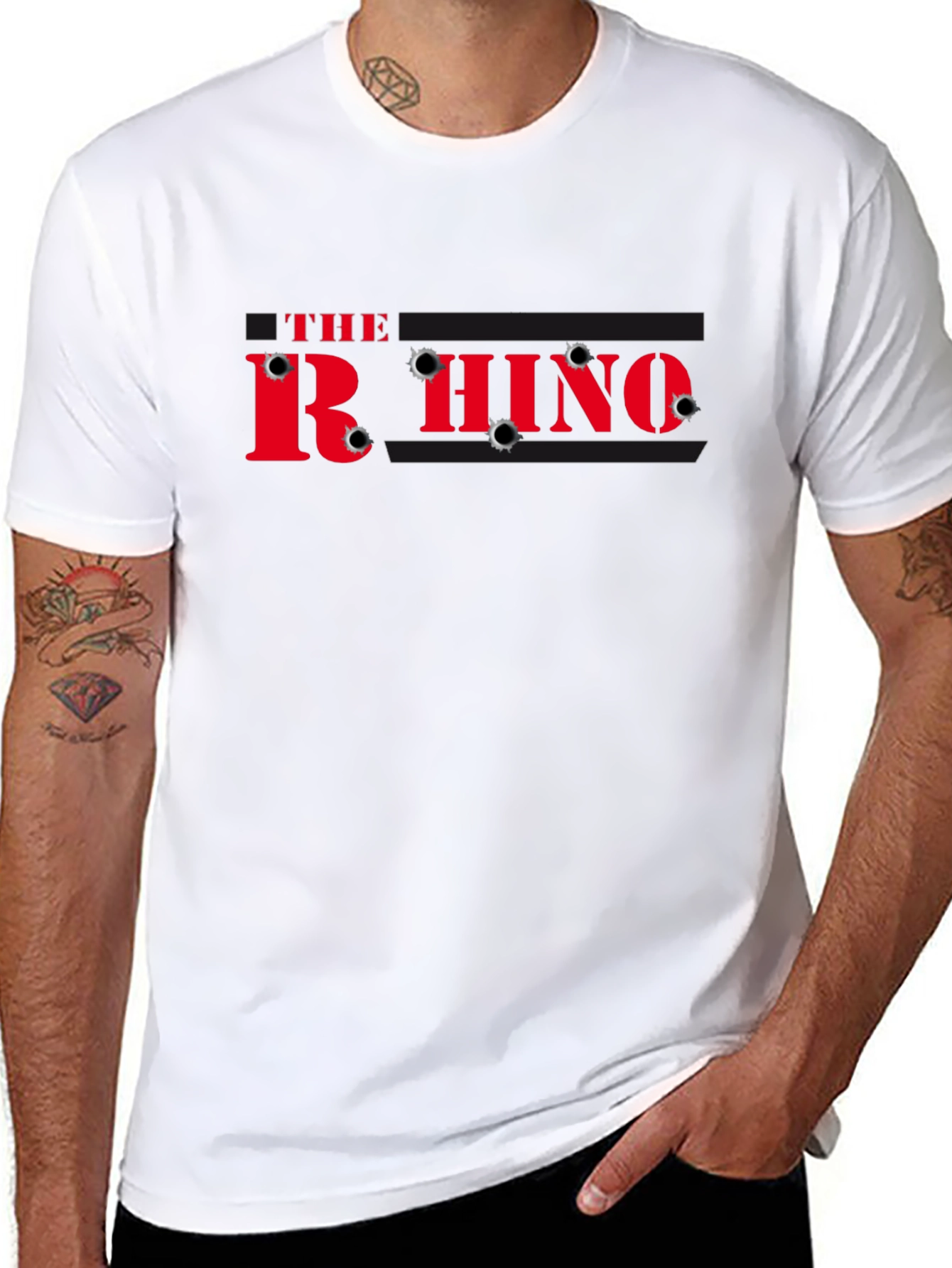 The Rhino Bullet Hole T-Shirt