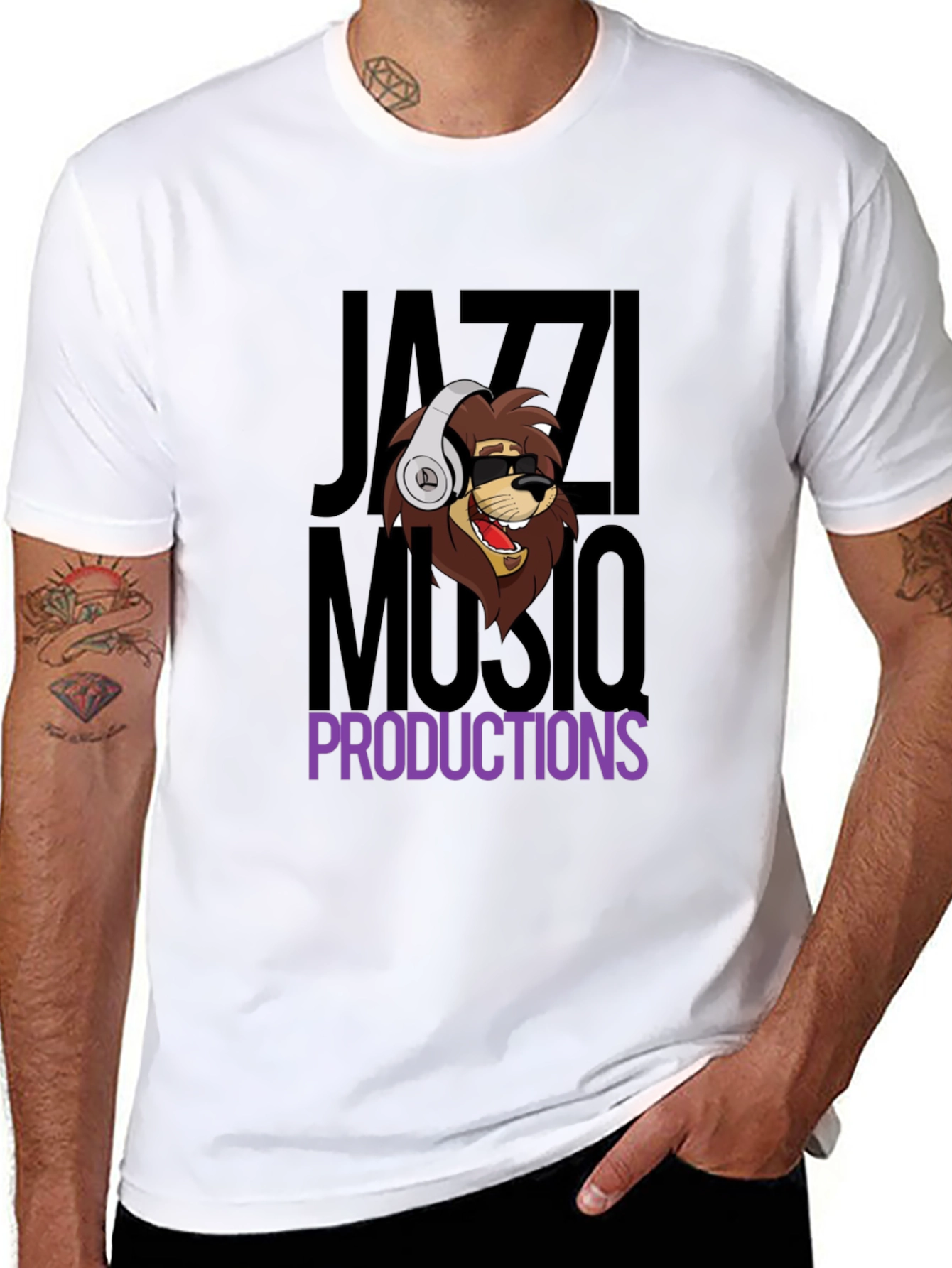 Jazz Music Productions Black T-Shirt