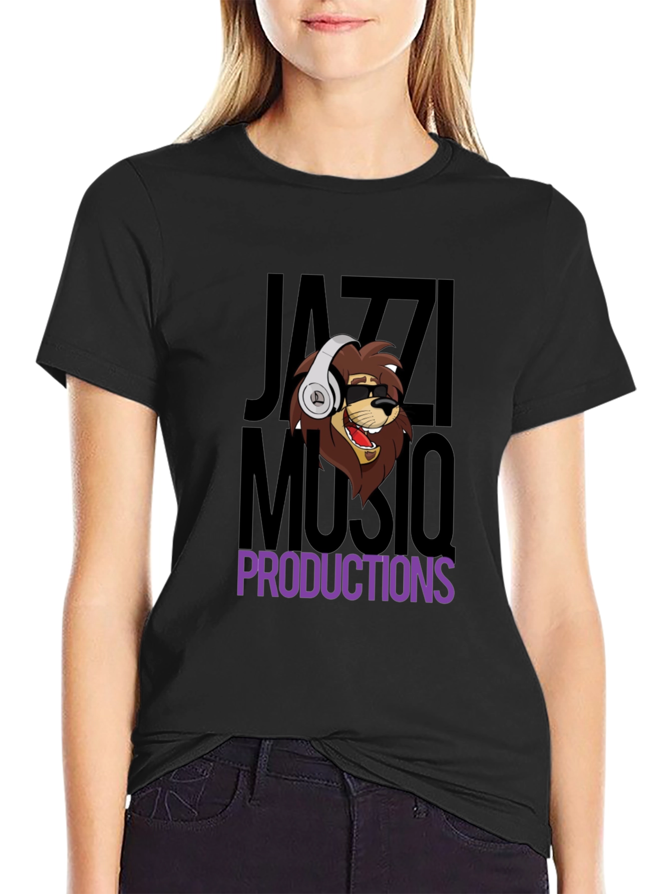 Jazz Music Productions Black T-Shirt
