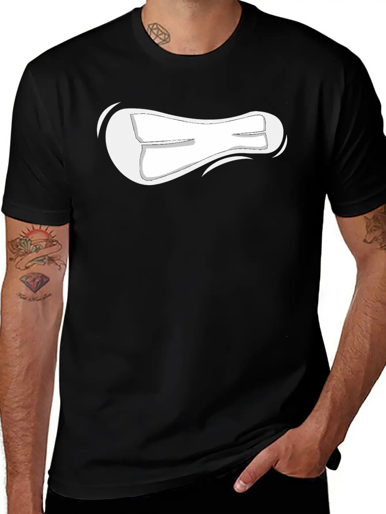 Face Laugh Teeth Grimace Grimace Unisex Casual T-Shirt – Clean Design For Daily Comfort