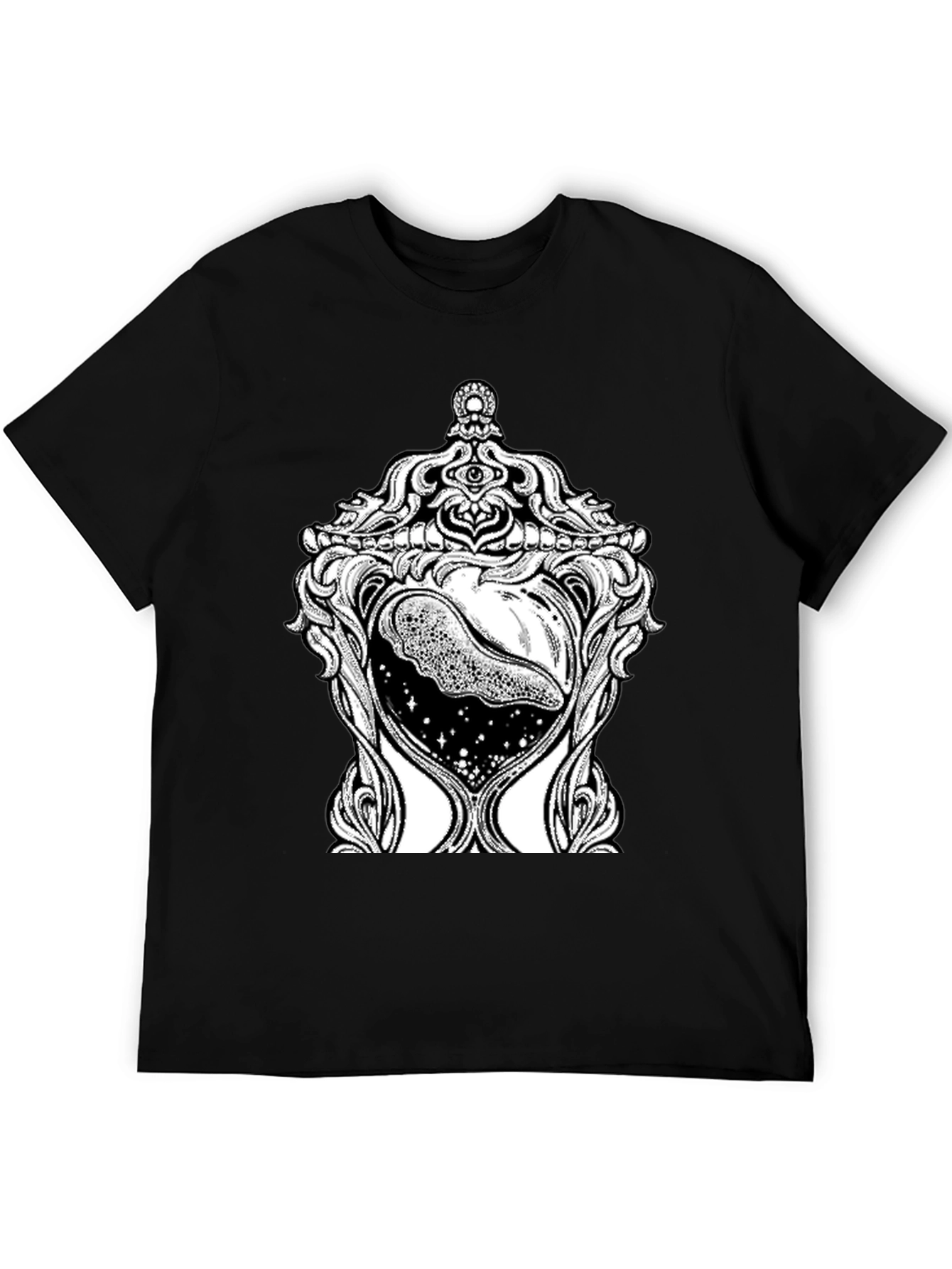 Mystic Hourglass Graphic Tee - Black