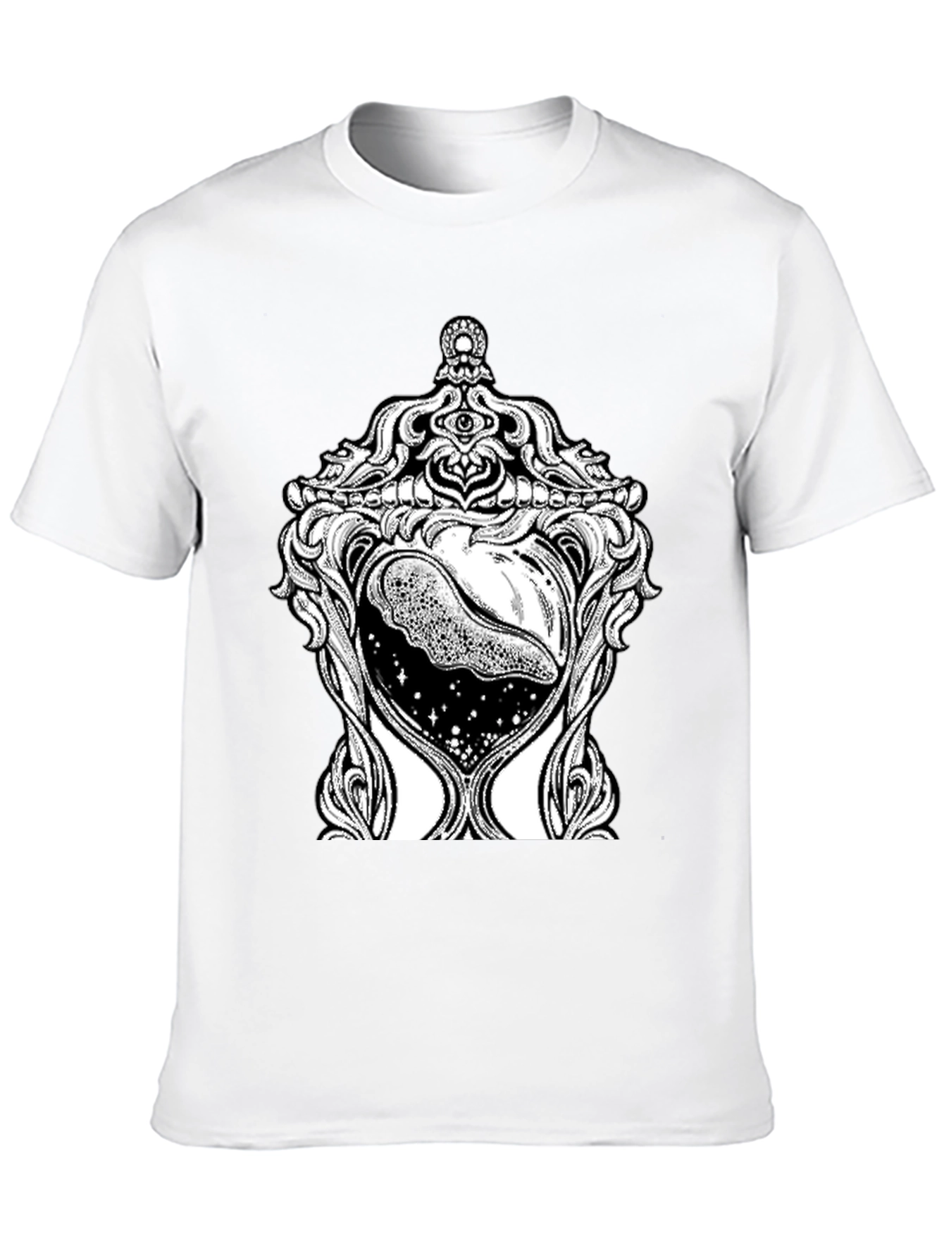 Mystic Hourglass Graphic Tee - Black