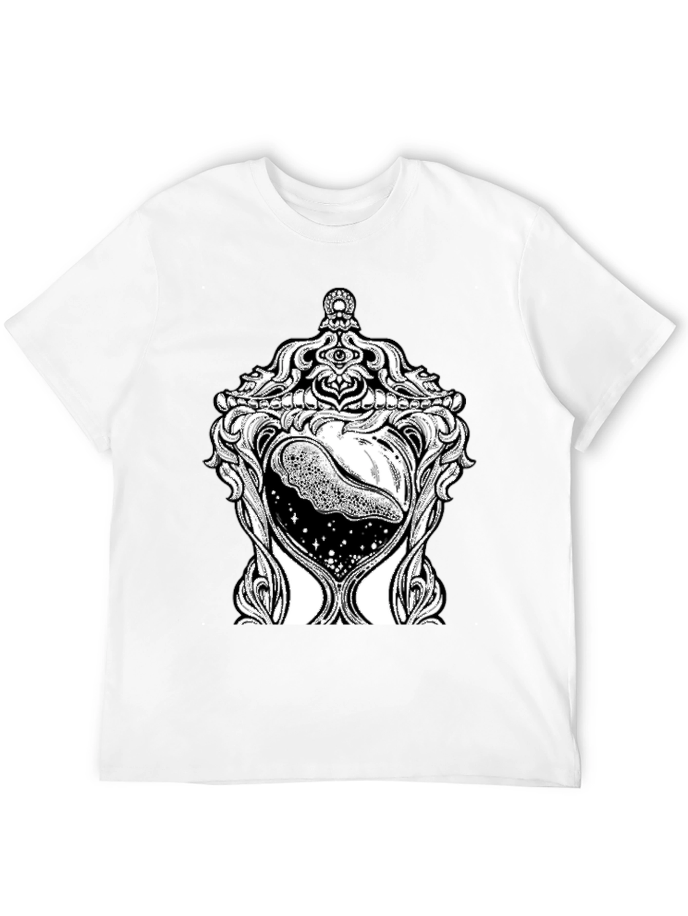 Mystic Hourglass Graphic Tee - Black