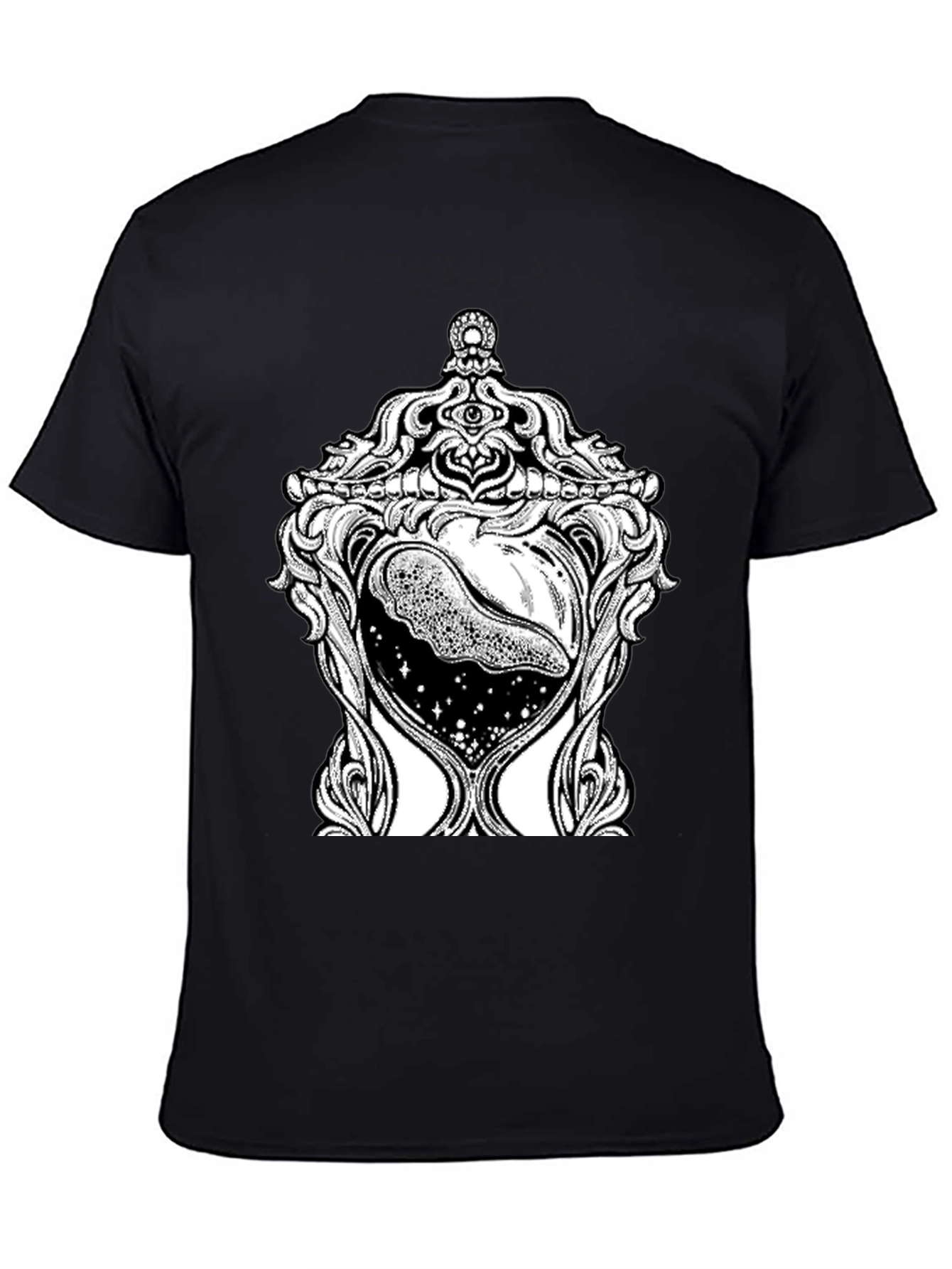 Mystic Hourglass Graphic Tee - Black