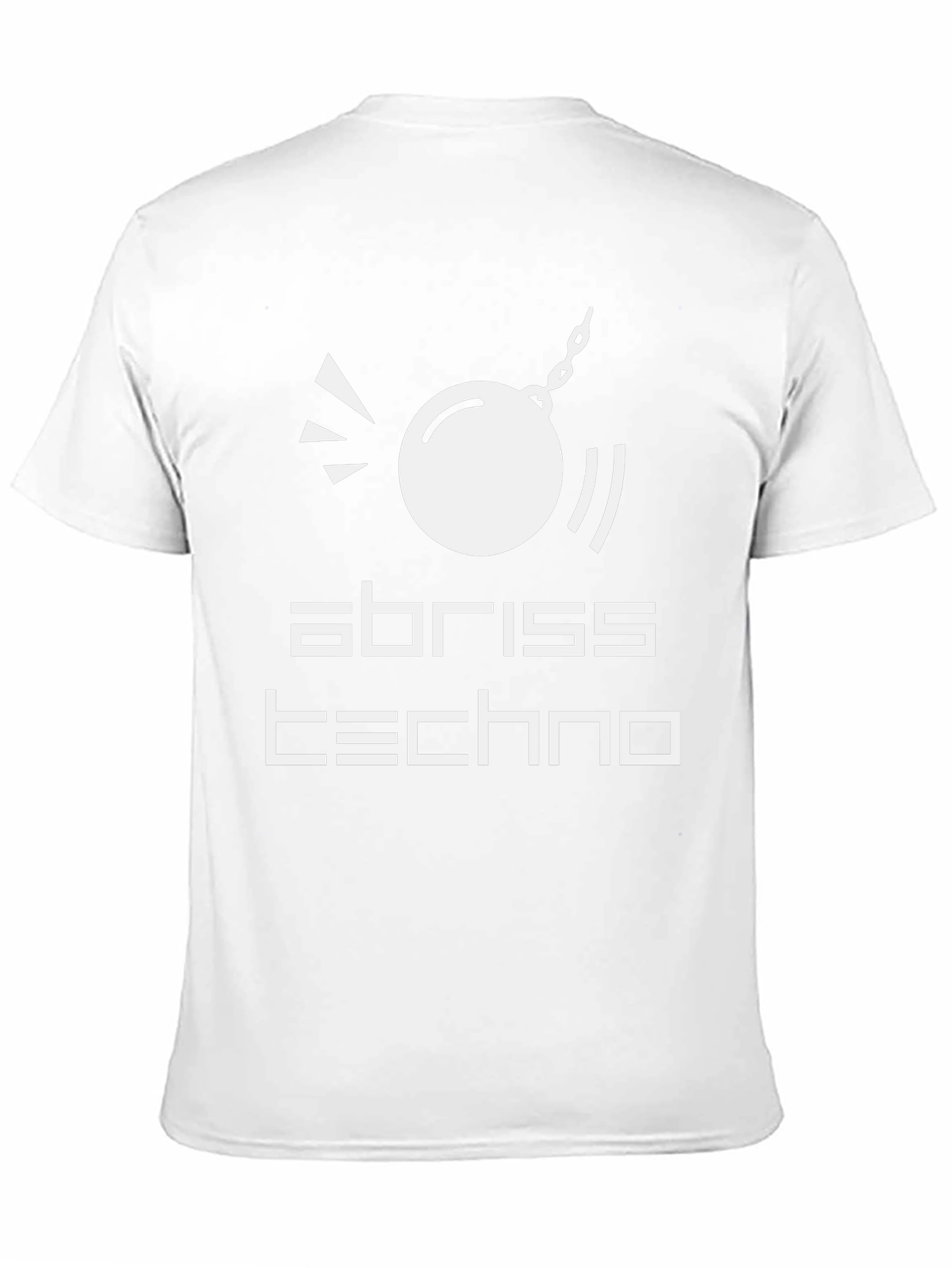 Abriss Techno Black Graphic T-Shirt