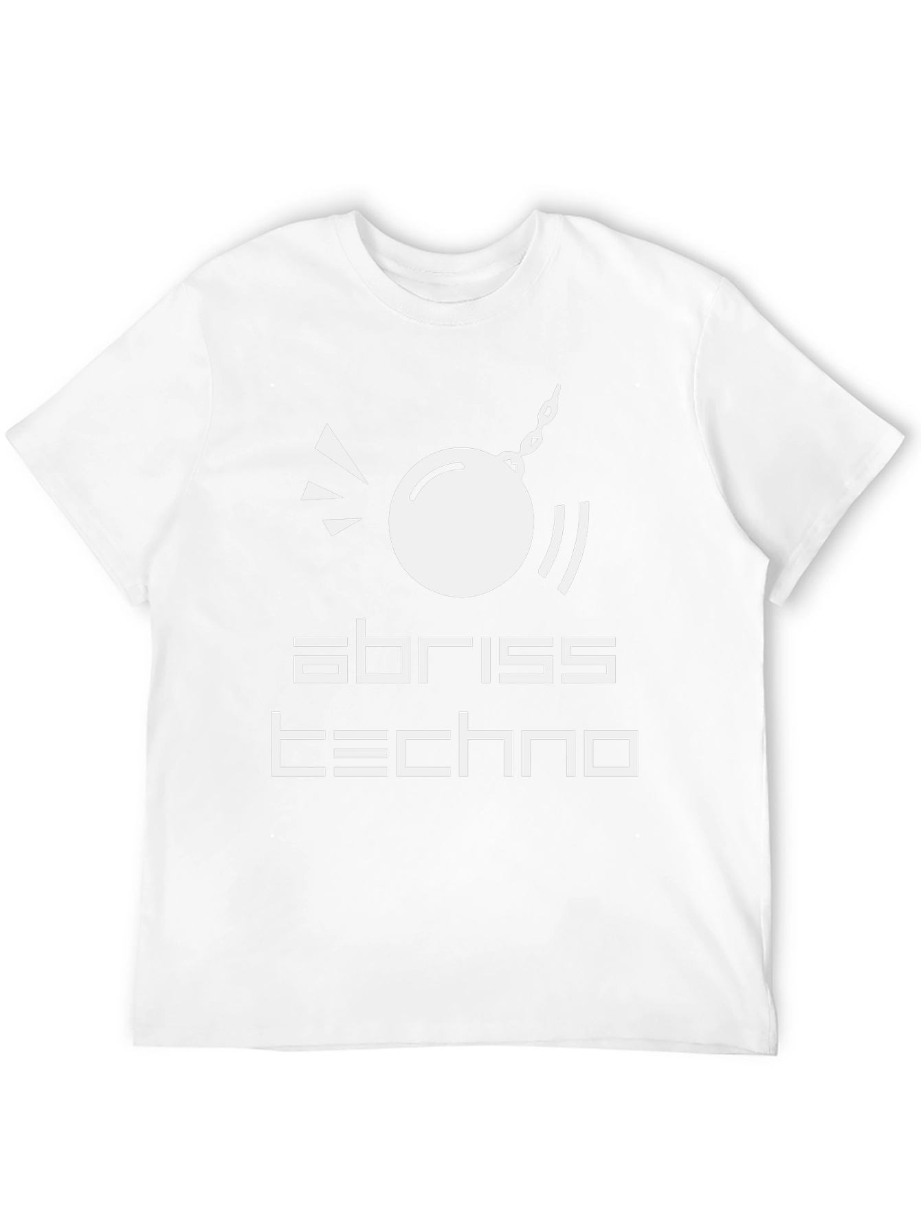 Abriss Techno Black Graphic T-Shirt