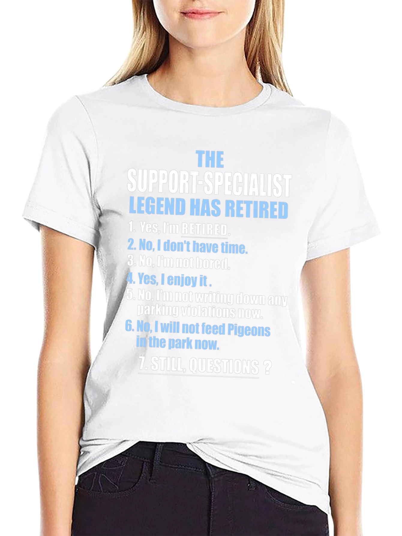 Retired Support Specialist Legend T-Shirt
