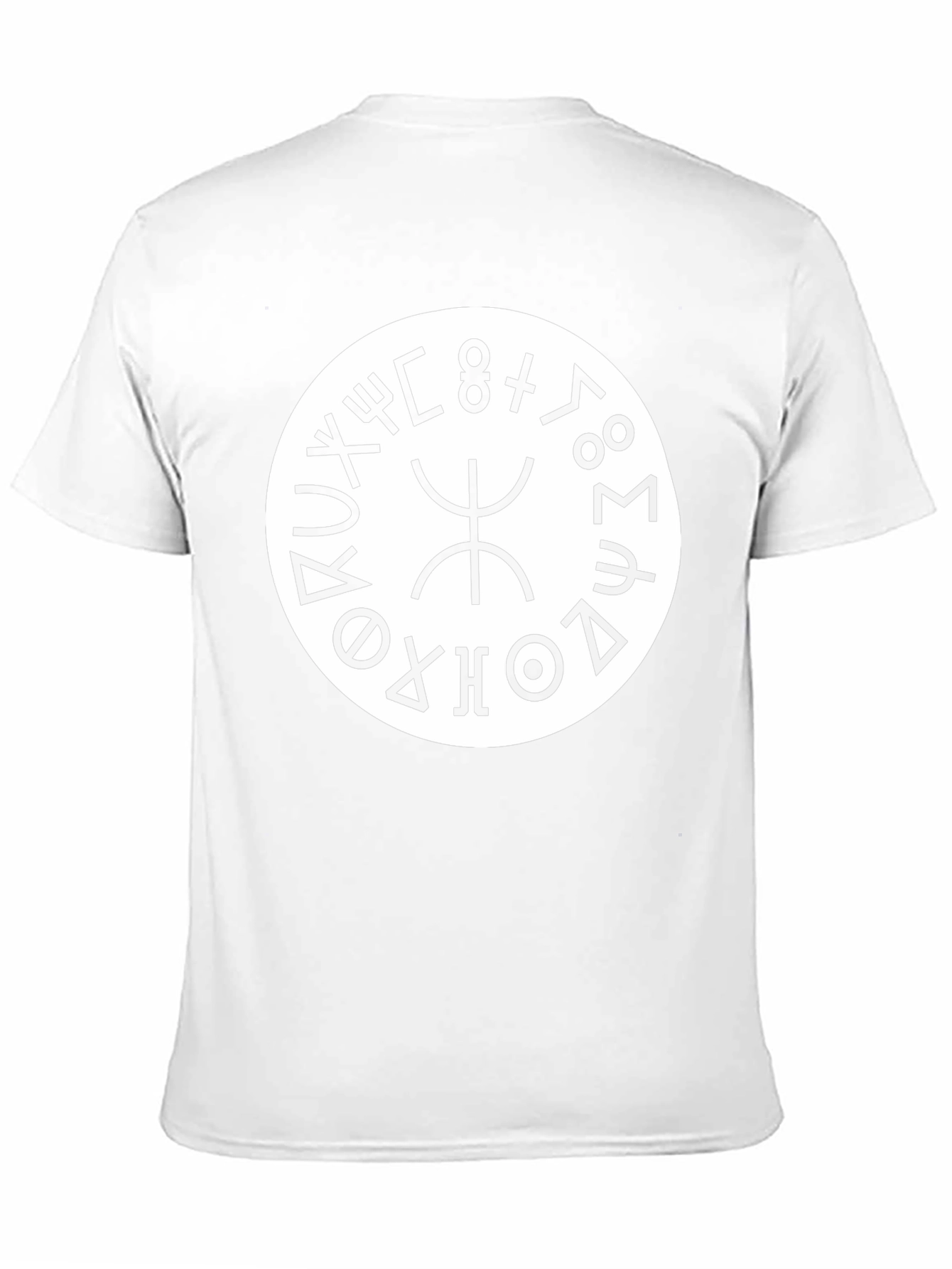 Black T-Shirt with Amazigh Symbol Design
