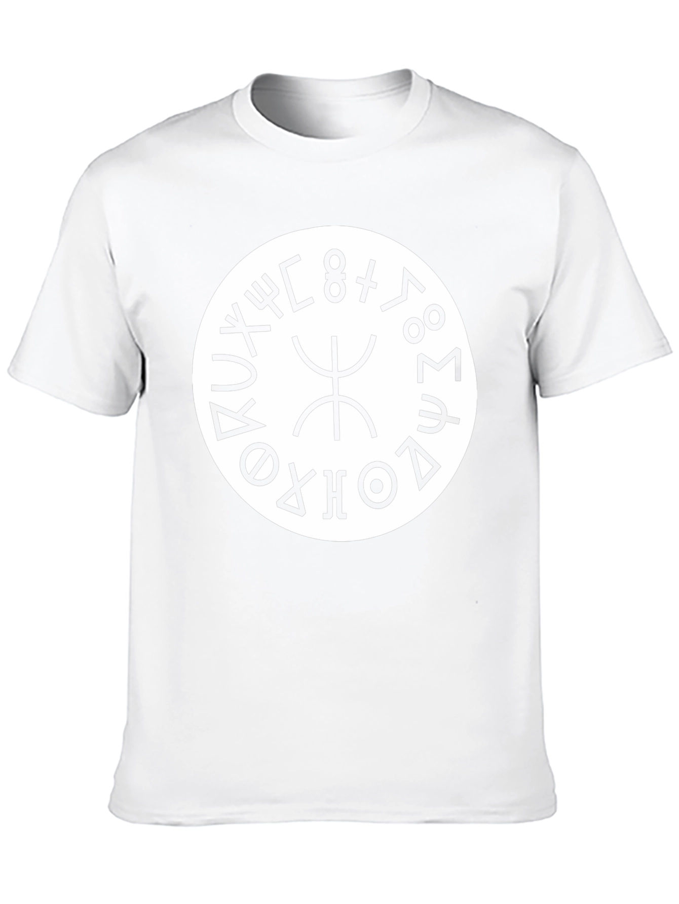 Black T-Shirt with Amazigh Symbol Design